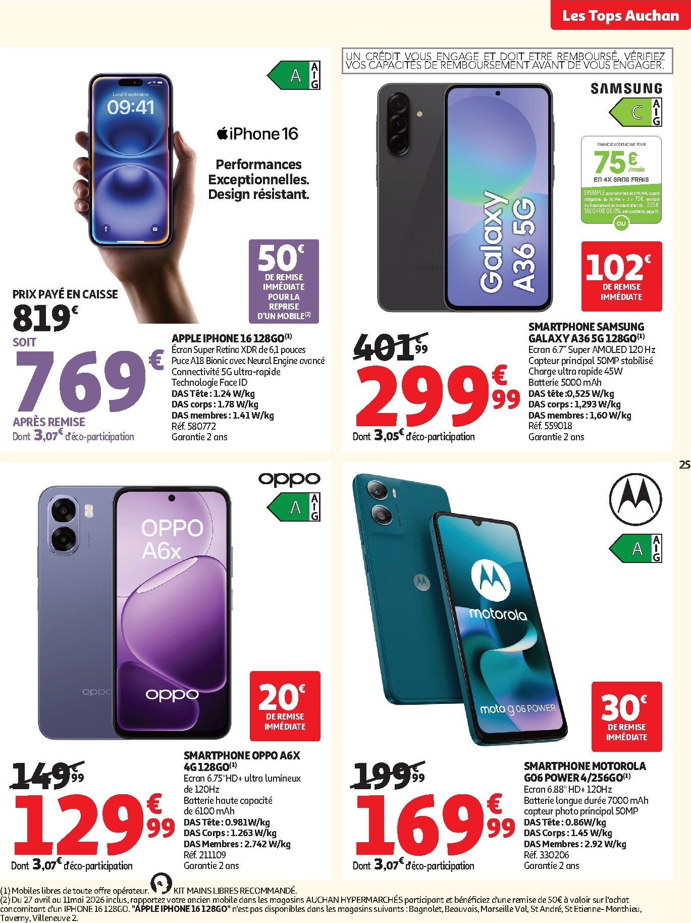 auchan - Auchan - 25 jours folder voor volgende week van dinsdag 28/04/2026 tot zondag 10/05/2026 - page: 25