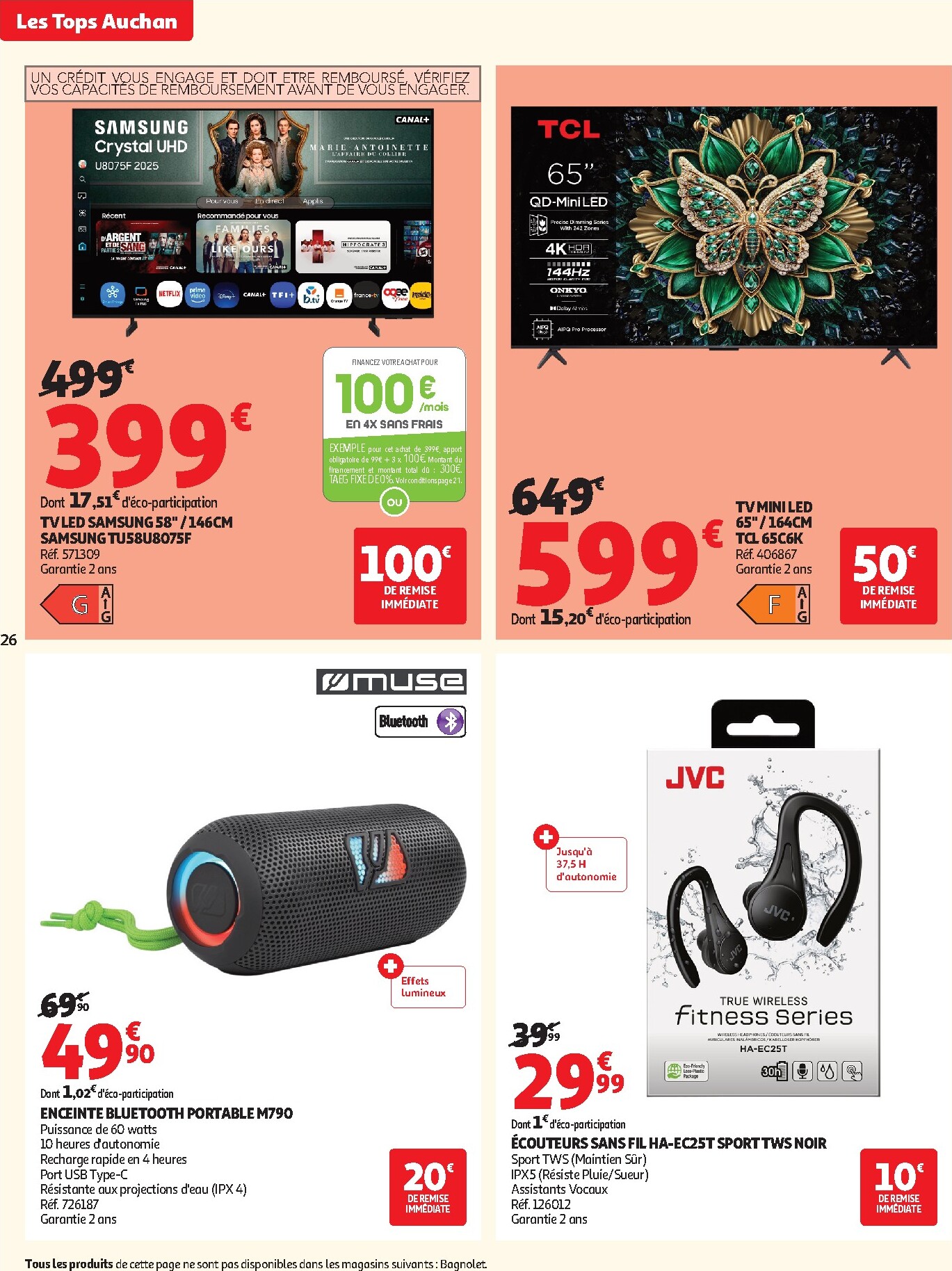 auchan - Auchan - 25 jours folder voor volgende week van dinsdag 28/04/2026 tot zondag 10/05/2026 - page: 26