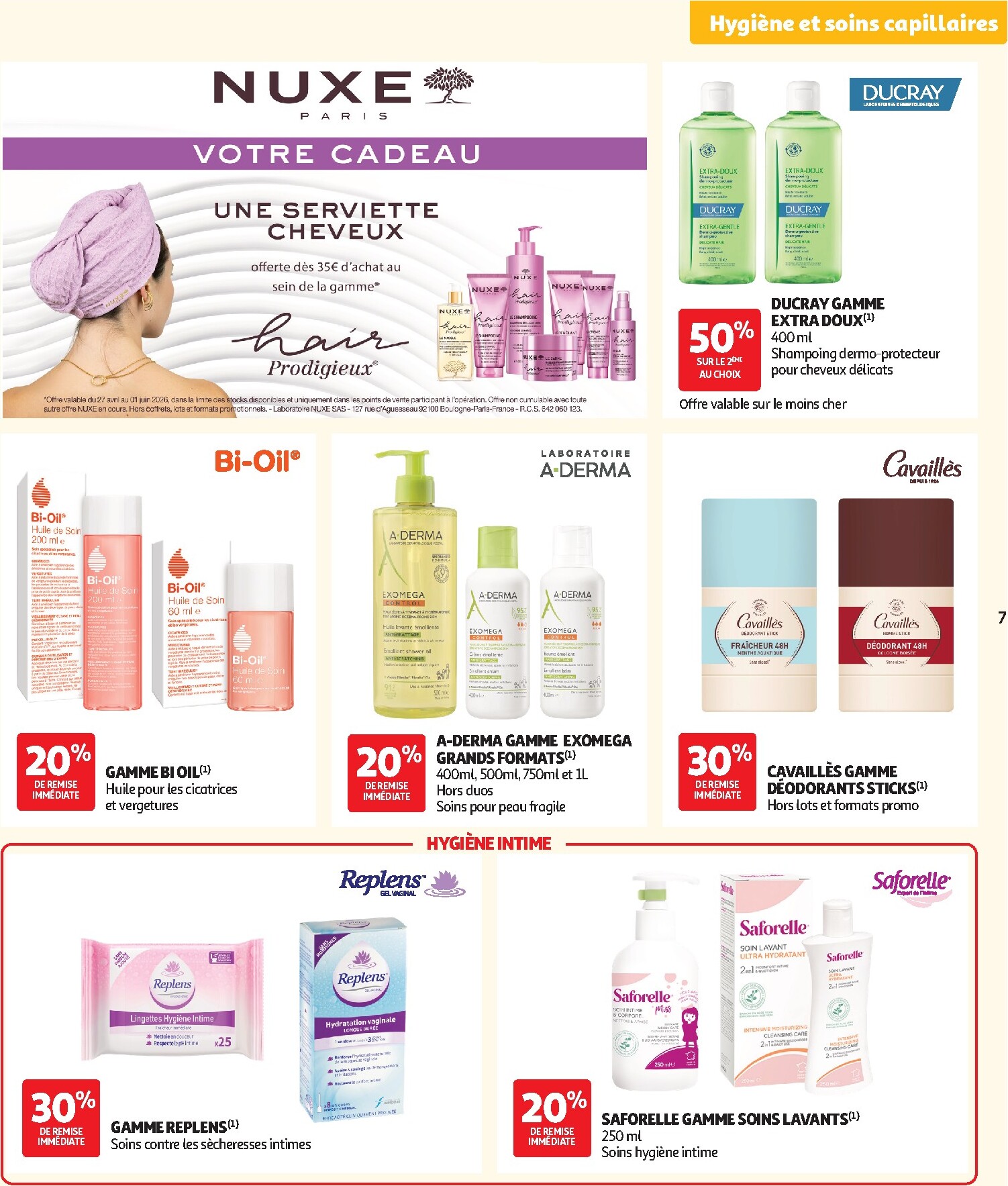 auchan - Auchan - Parapharmacie, beauté folder voor volgende week van dinsdag 28/04/2026 tot zondag 31/05/2026 - page: 7