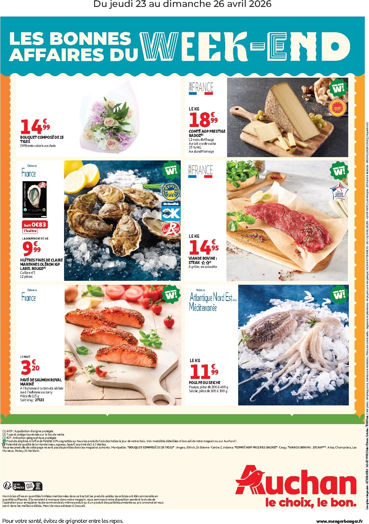 auchan - Huidige Auchan - Les bons plans du week-end folder geldig van donderdag 23/04/2026 tot zondag 26/04/2026 - page: 2