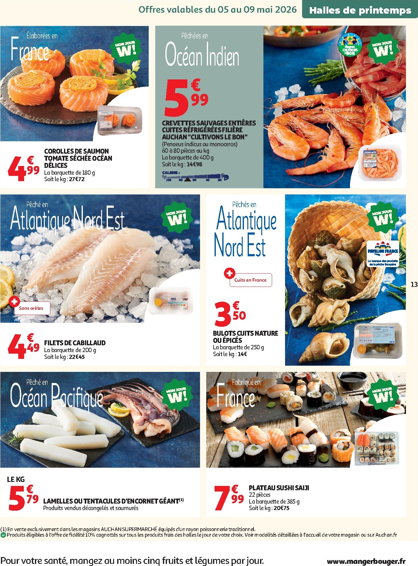 auchan - Auchan Supermarché - Produits laitiers folder voor volgende week van dinsdag 05/05/2026 tot zaterdag 16/05/2026 - page: 13
