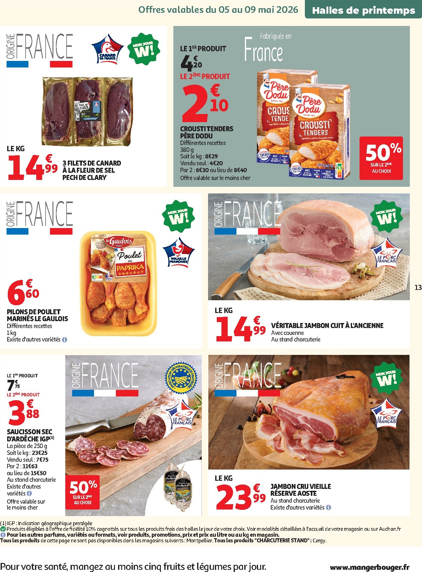 auchan - Auchan - Produits laitiers folder voor volgende week van dinsdag 05/05/2026 tot zondag 17/05/2026 - page: 13