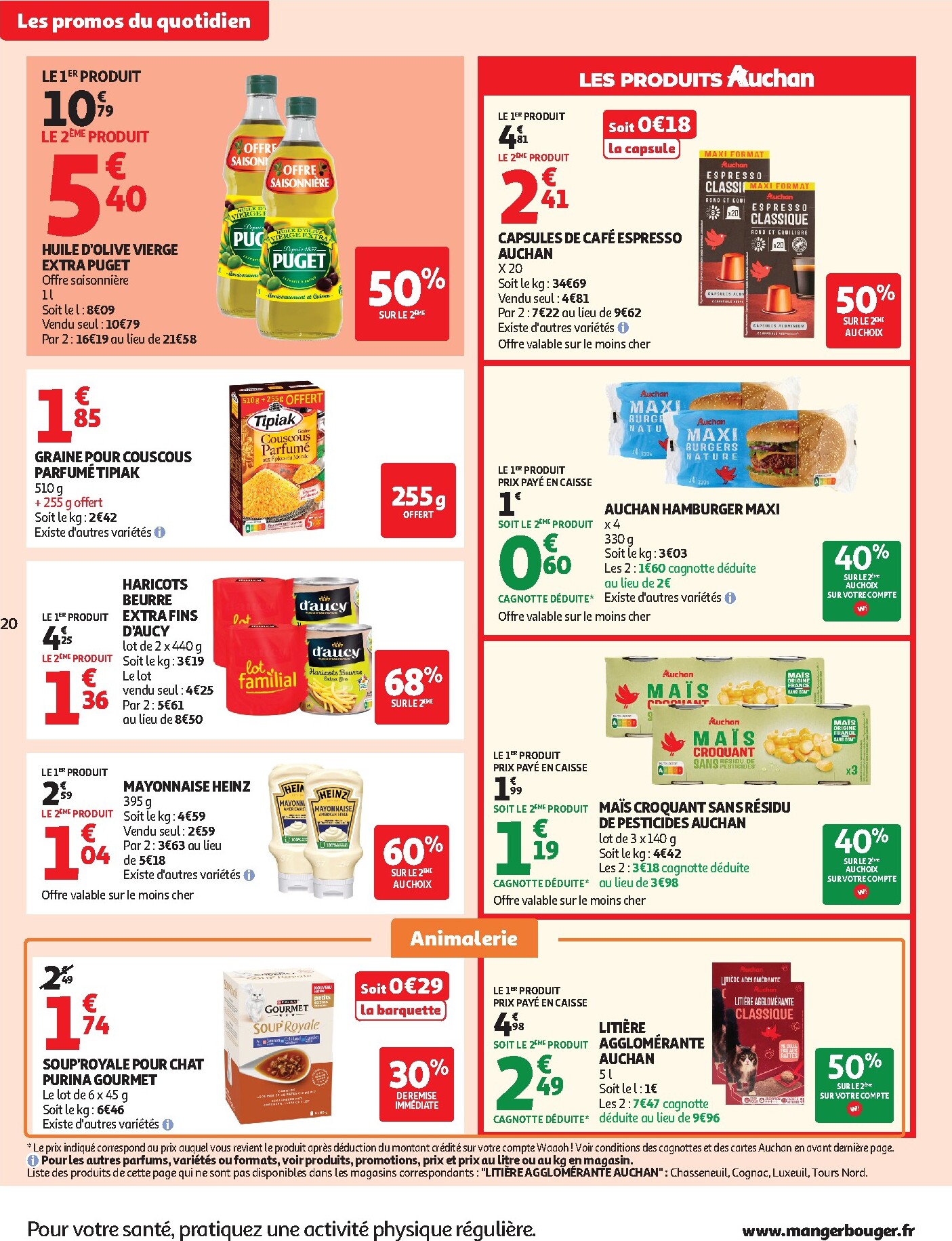 auchan - Auchan - Produits laitiers folder voor volgende week van dinsdag 05/05/2026 tot zondag 17/05/2026 - page: 20
