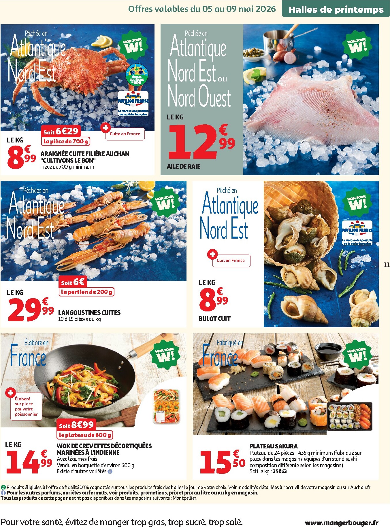 auchan - Auchan - Produits laitiers folder voor volgende week van dinsdag 05/05/2026 tot zondag 17/05/2026 - page: 11