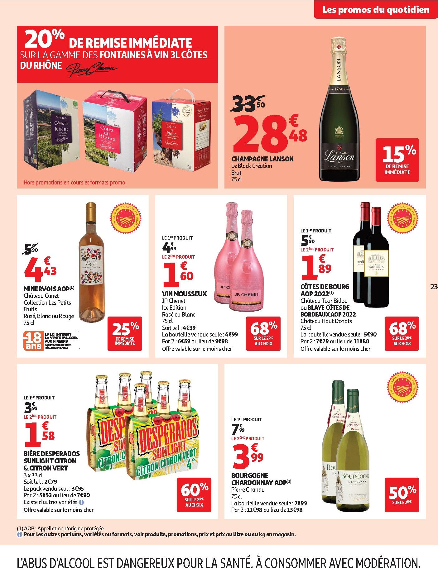 auchan - Auchan - Produits laitiers folder voor volgende week van dinsdag 05/05/2026 tot zondag 17/05/2026 - page: 23