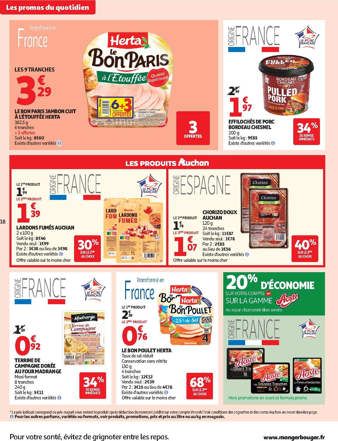 auchan - Auchan - Produits laitiers folder voor volgende week van dinsdag 05/05/2026 tot zondag 17/05/2026 - page: 18