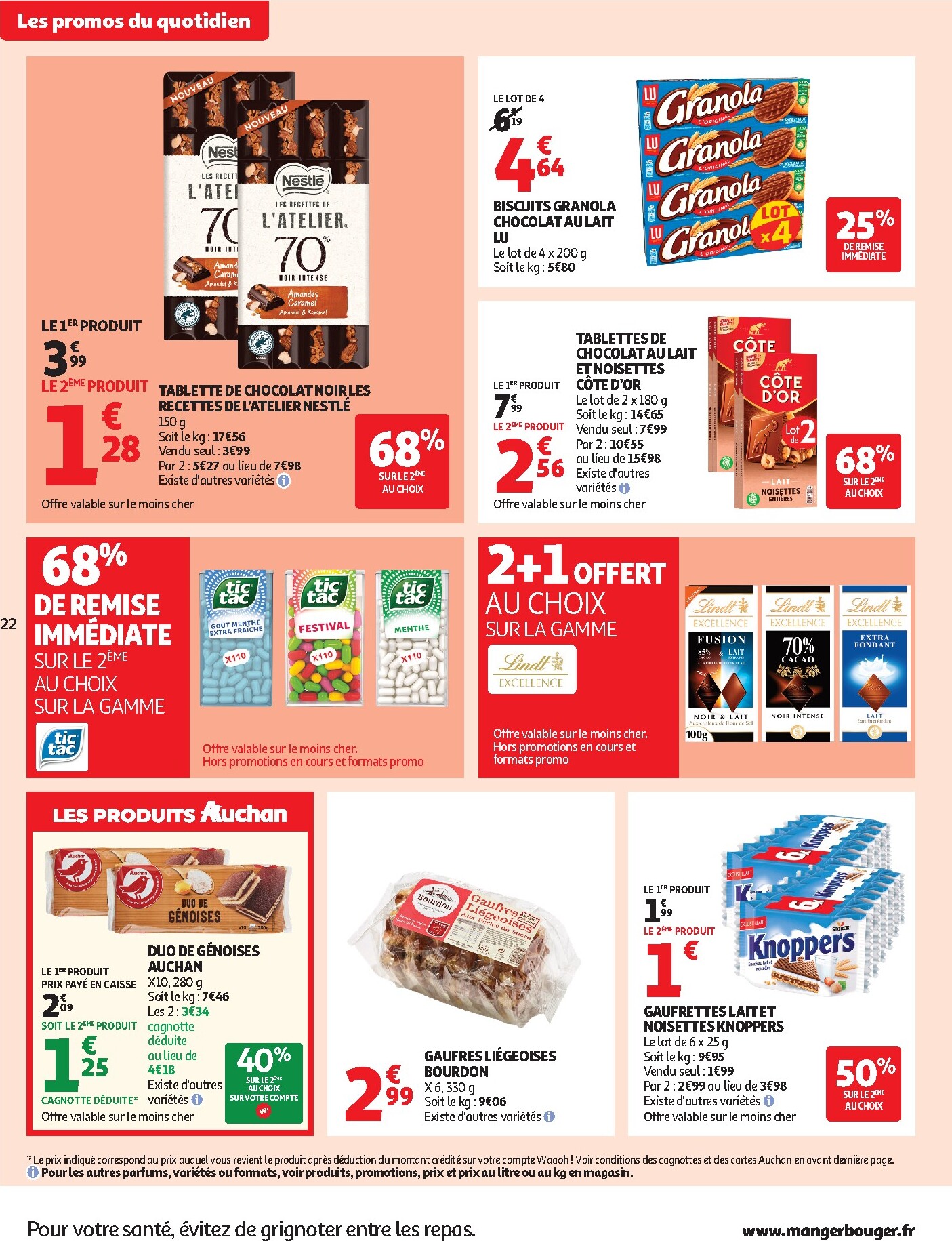 auchan - Auchan - Produits laitiers folder voor volgende week van dinsdag 05/05/2026 tot zondag 17/05/2026 - page: 22
