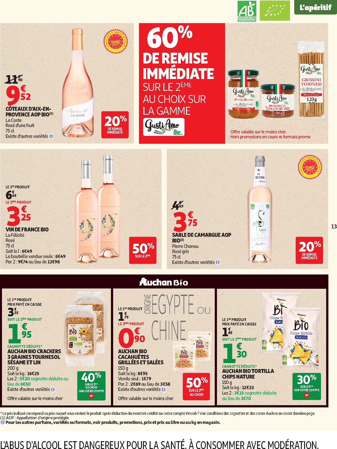 auchan - Auchan - Sélection bio folder voor volgende week van dinsdag 05/05/2026 tot zondag 17/05/2026 - page: 13