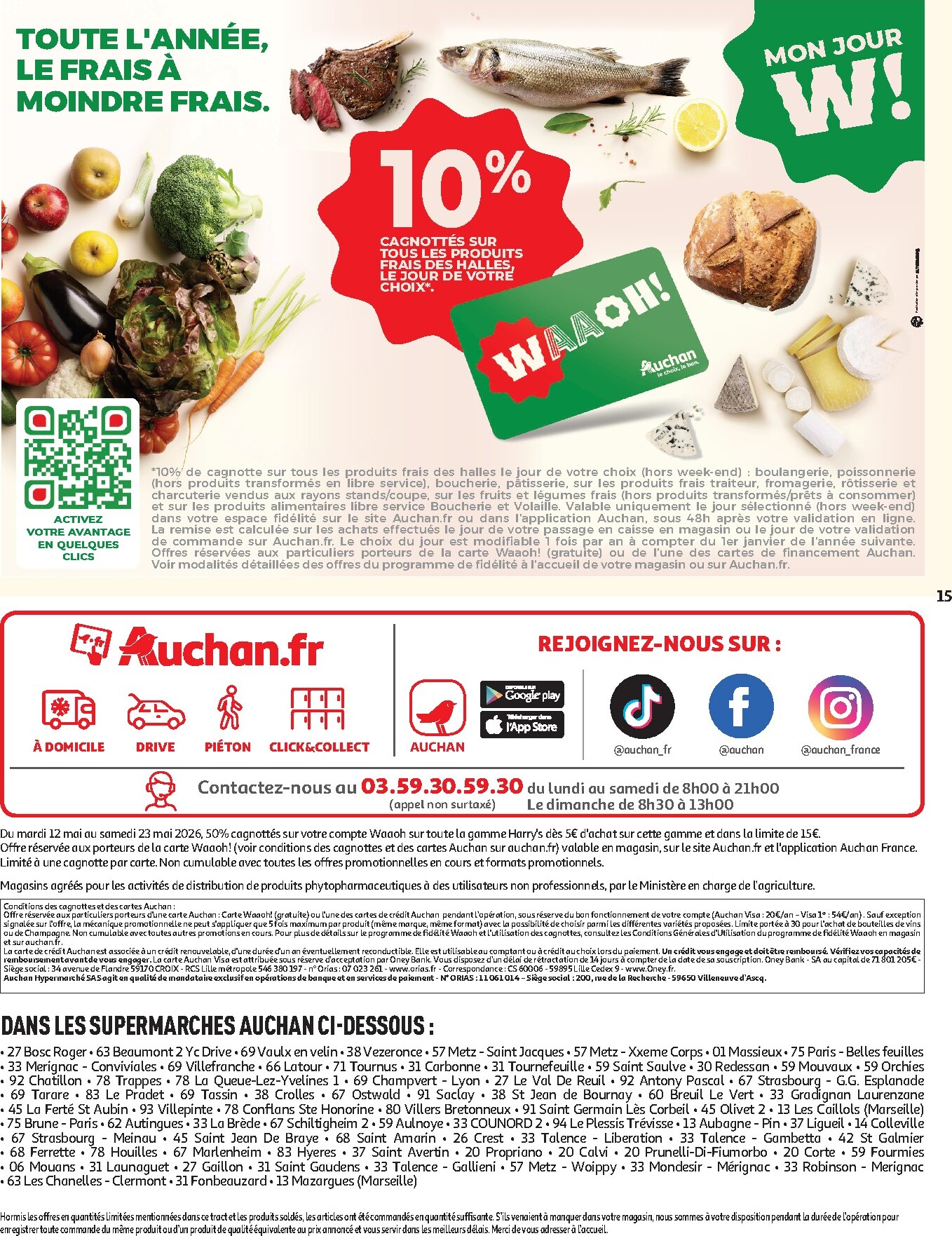 auchan - Auchan Supermarché folder voor volgende week van dinsdag 12/05/2026 tot zaterdag 16/05/2026 - page: 15