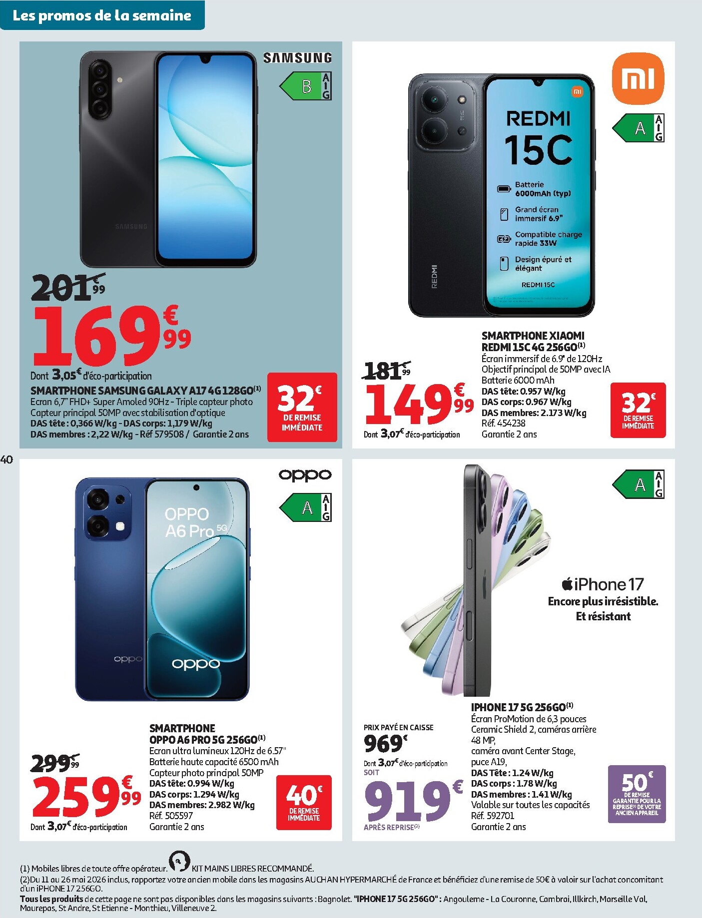 auchan - Auchan folder voor volgende week van dinsdag 12/05/2026 tot maandag 25/05/2026 - page: 40