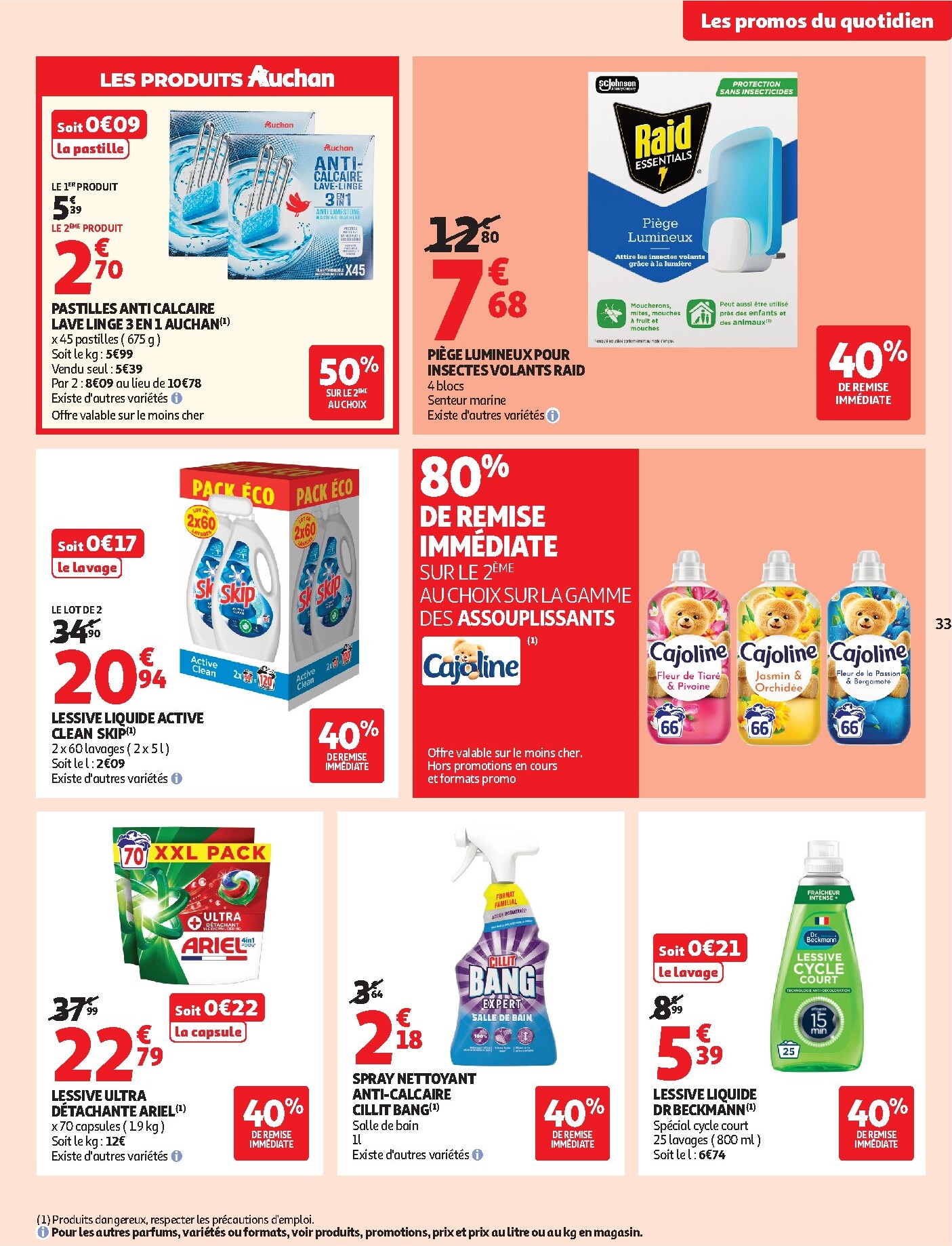 auchan - Huidige Auchan - Produits laitiers folder geldig van dinsdag 05/05/2026 tot zondag 17/05/2026 - page: 33