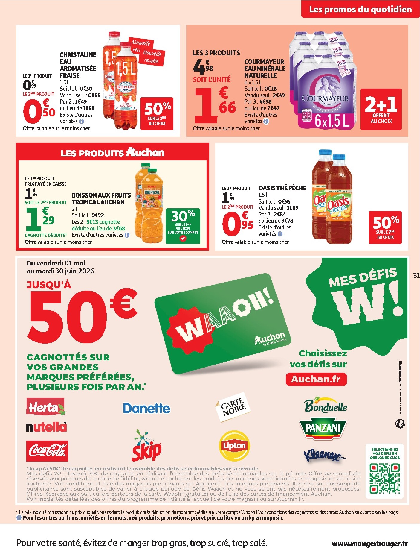 auchan - Huidige Auchan - Produits laitiers folder geldig van dinsdag 05/05/2026 tot zondag 17/05/2026 - page: 31