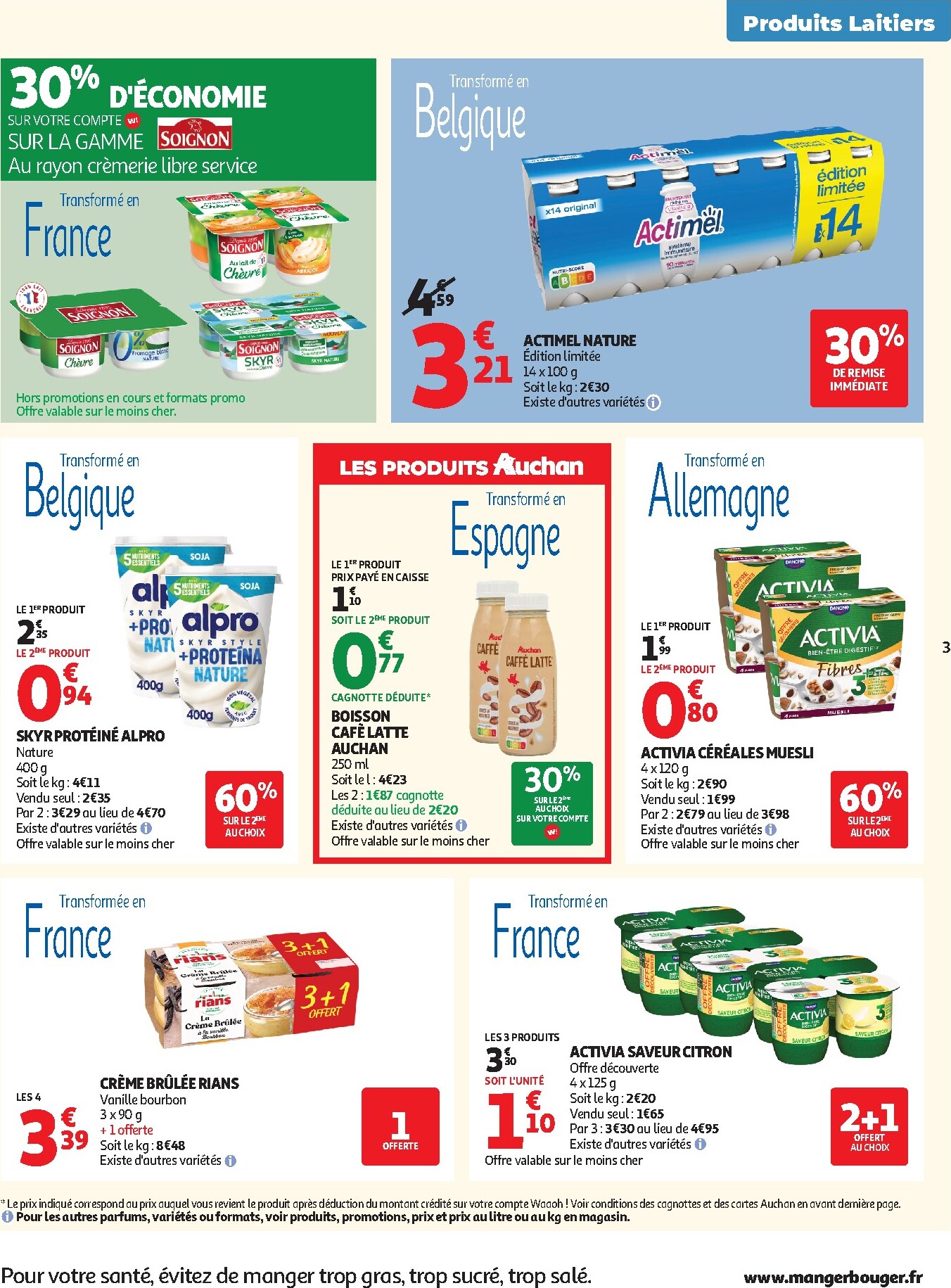 auchan - Huidige Auchan - Produits laitiers folder geldig van dinsdag 05/05/2026 tot zondag 17/05/2026 - page: 3