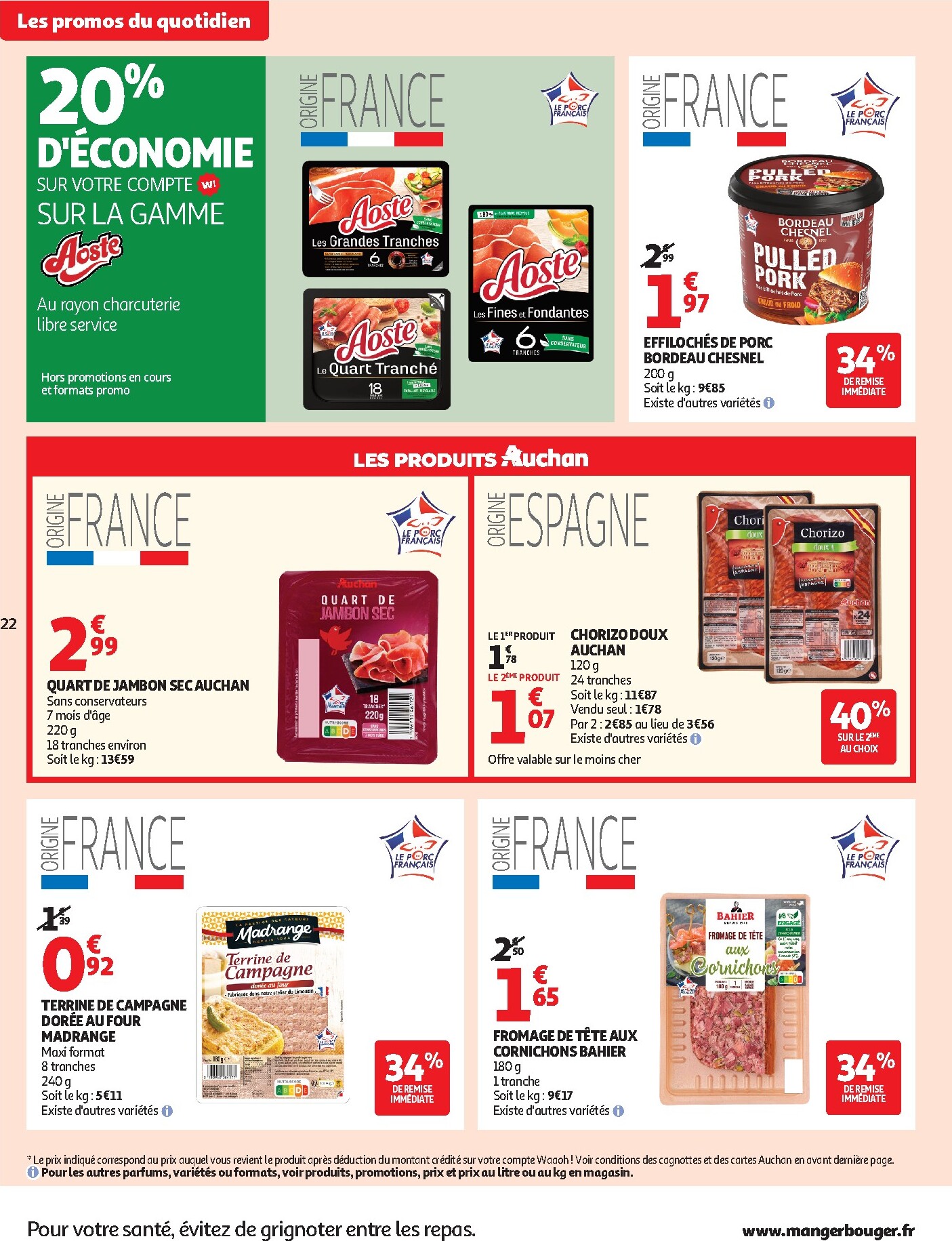 auchan - Huidige Auchan - Produits laitiers folder geldig van dinsdag 05/05/2026 tot zondag 17/05/2026 - page: 22