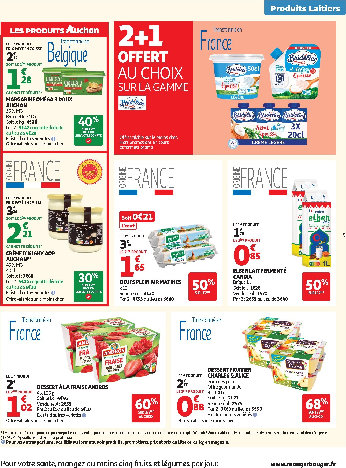 auchan - Huidige Auchan - Produits laitiers folder geldig van dinsdag 05/05/2026 tot zondag 17/05/2026 - page: 5