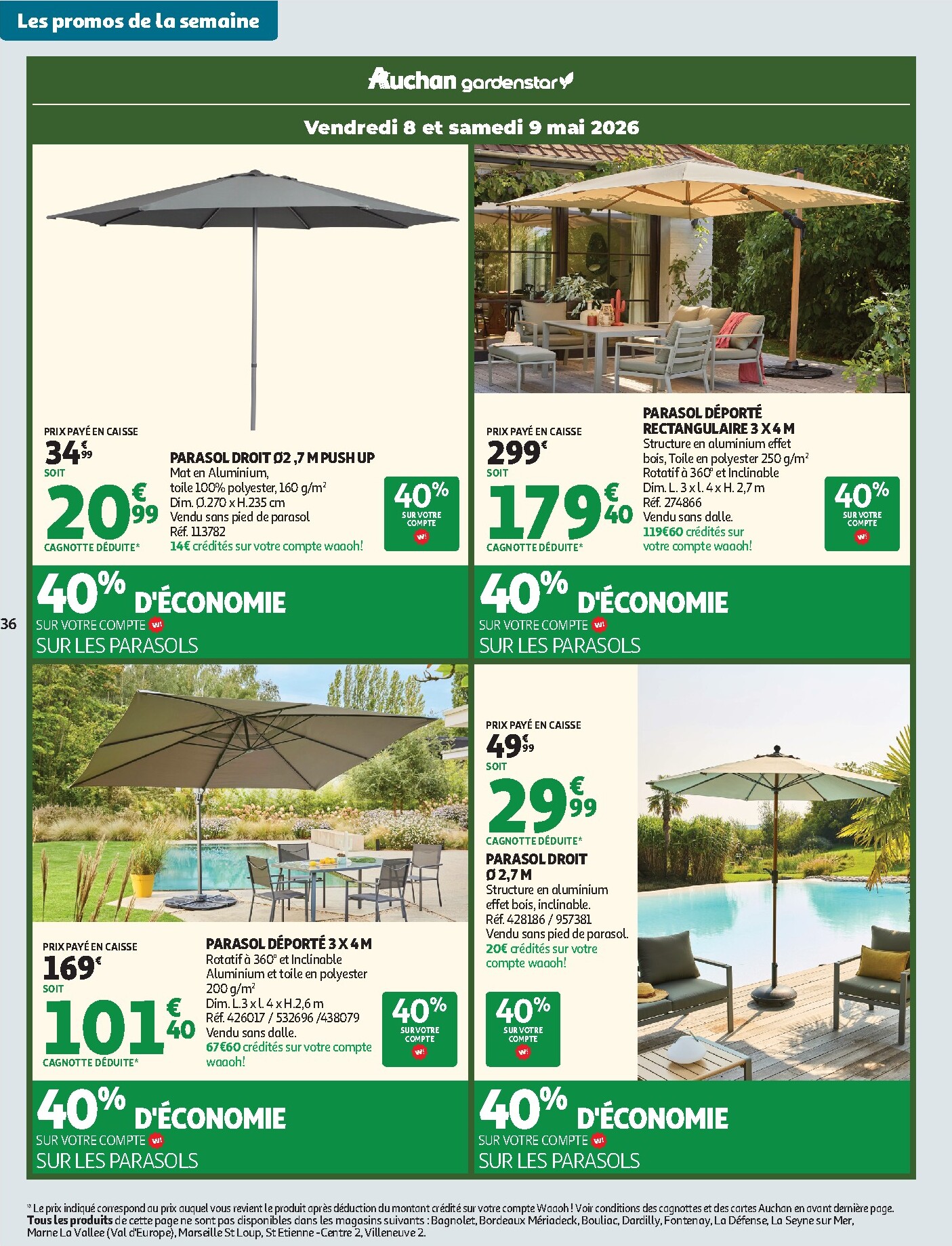auchan - Huidige Auchan - Produits laitiers folder geldig van dinsdag 05/05/2026 tot zondag 17/05/2026 - page: 36