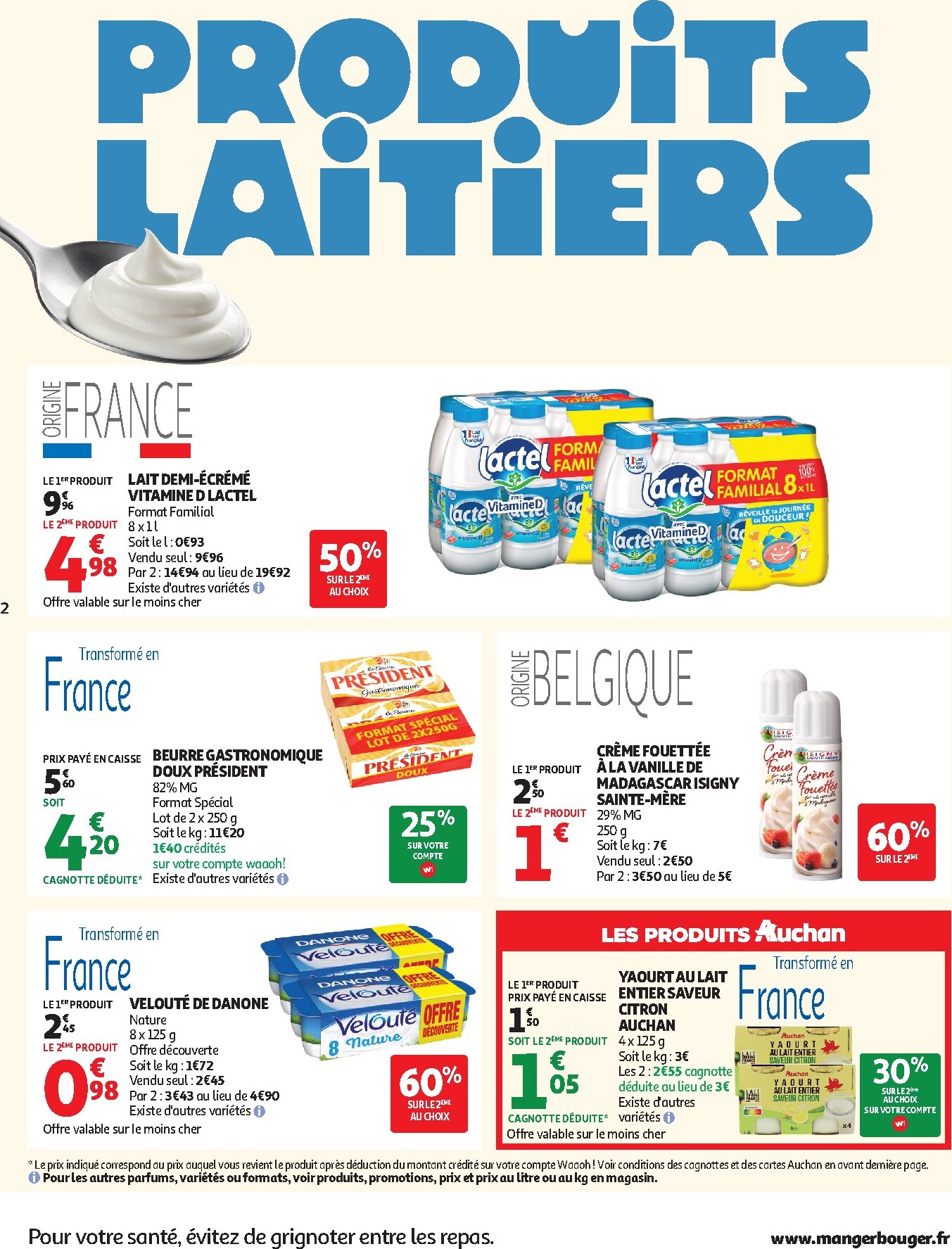 auchan - Huidige Auchan - Produits laitiers folder geldig van dinsdag 05/05/2026 tot zondag 17/05/2026 - page: 2