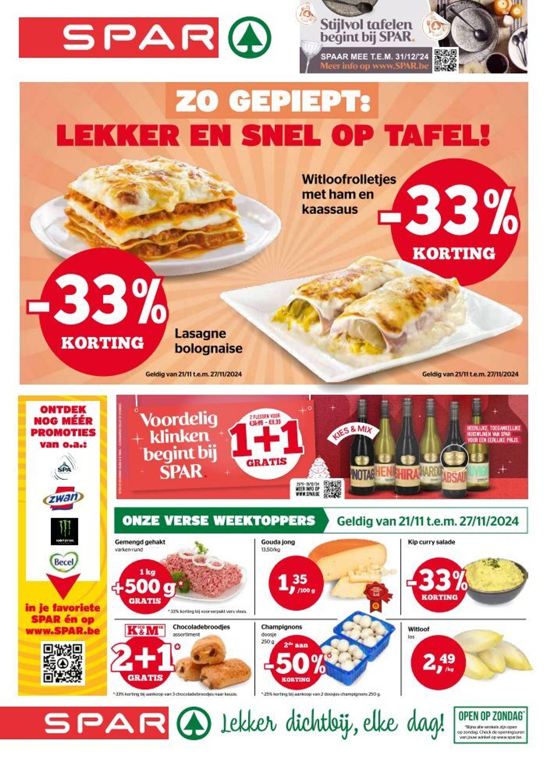 spar - Spar folder geldig vanaf 21.11. - 04.12.