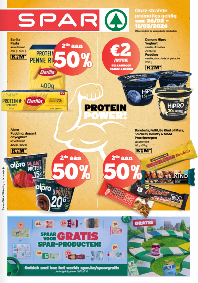spar - De Spar folder geldig vanaf 26/02/2026 t/m 11/03/2026 - page: 1