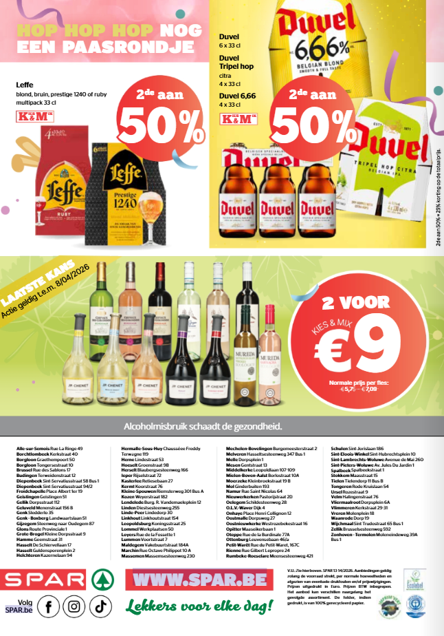 spar - De Spar folder geldig vanaf 26/03/2026 t/m 08/04/2026 - page: 8