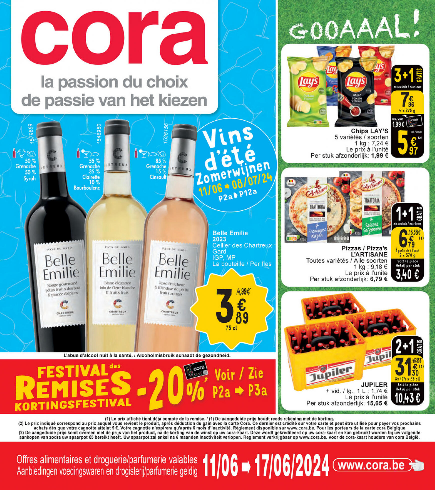 cora - Cora - Les vins d'été folder huidig 11.06. - 17.06. - page: 1