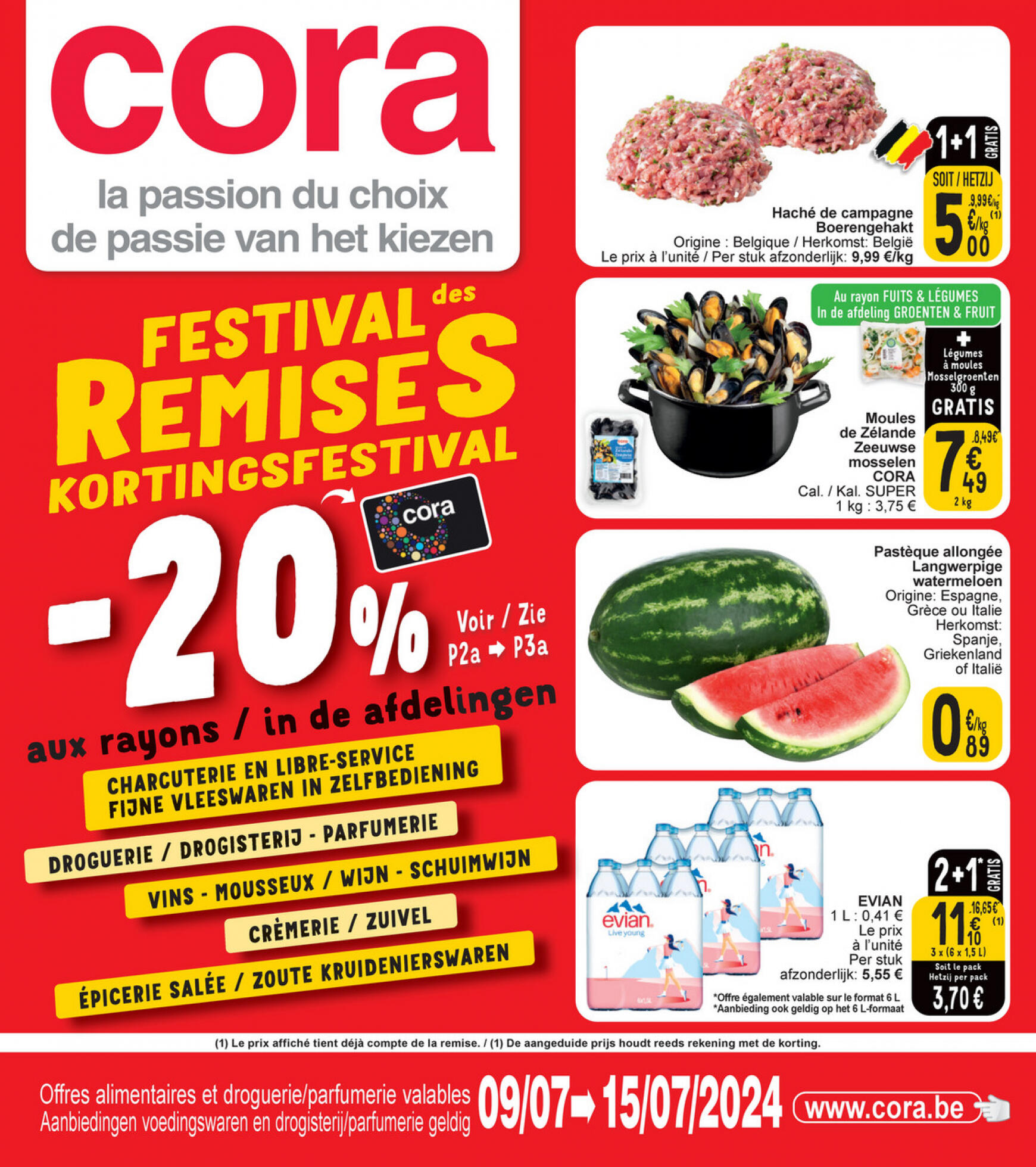 cora - Cora - Festival des remises folder huidig 09.07. - 15.07. - page: 1