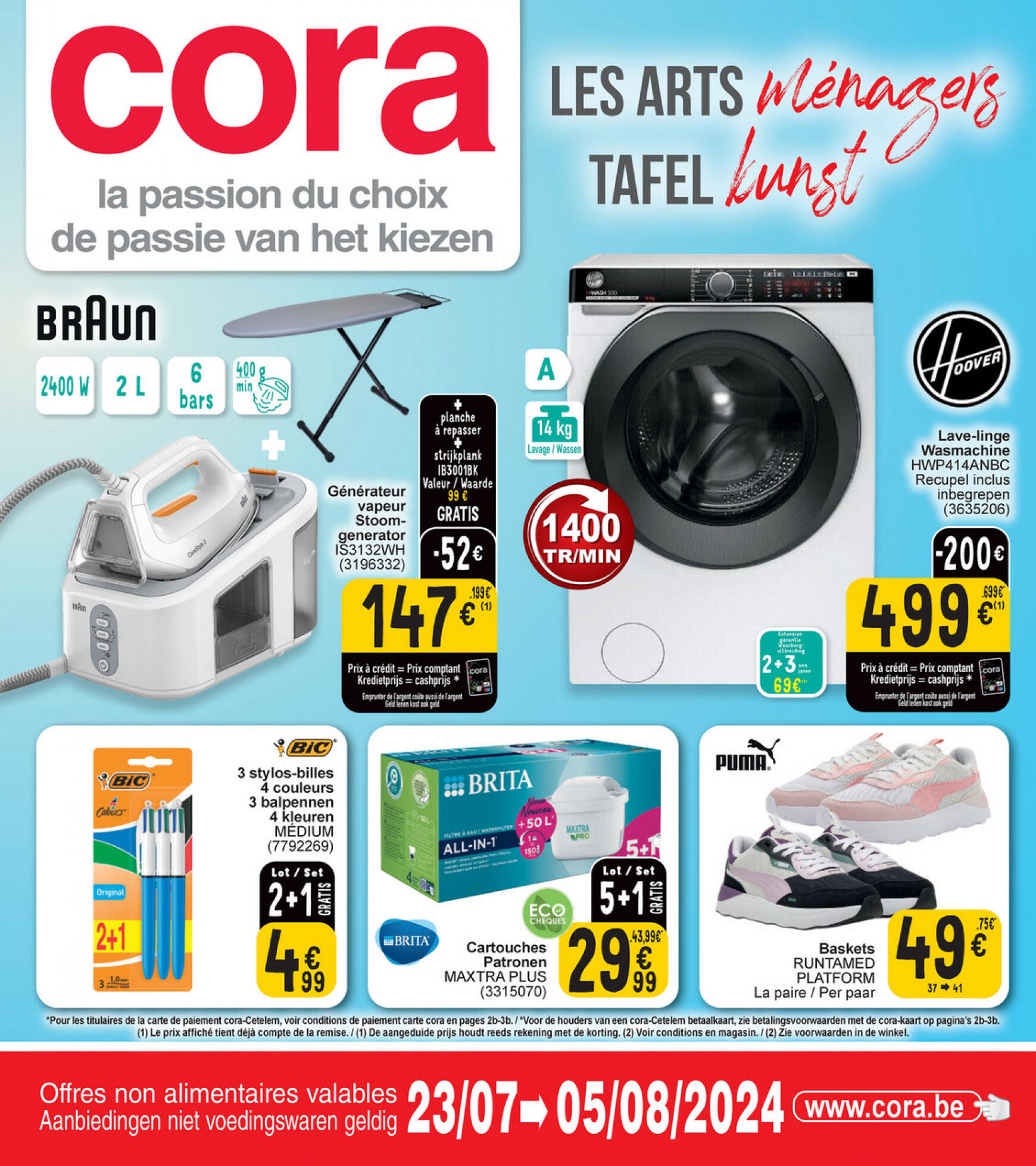 cora - Cora - Les arts ménagers-Tafelkunst folder huidig 23.07. - 05.08.