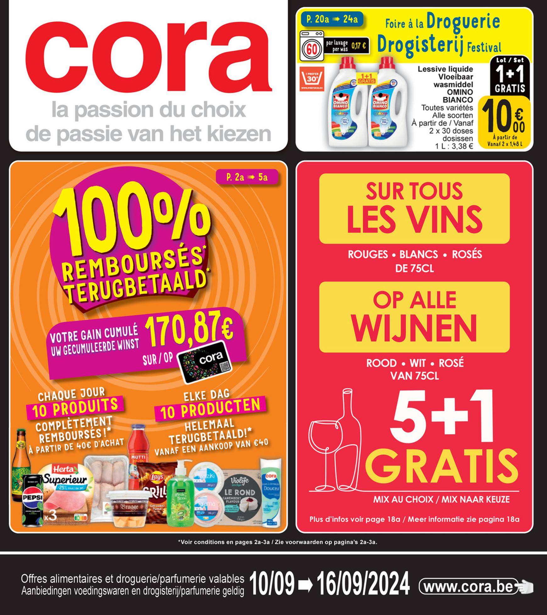 cora - Cora - 100% remboursés folder huidig 10.09. - 16.09.