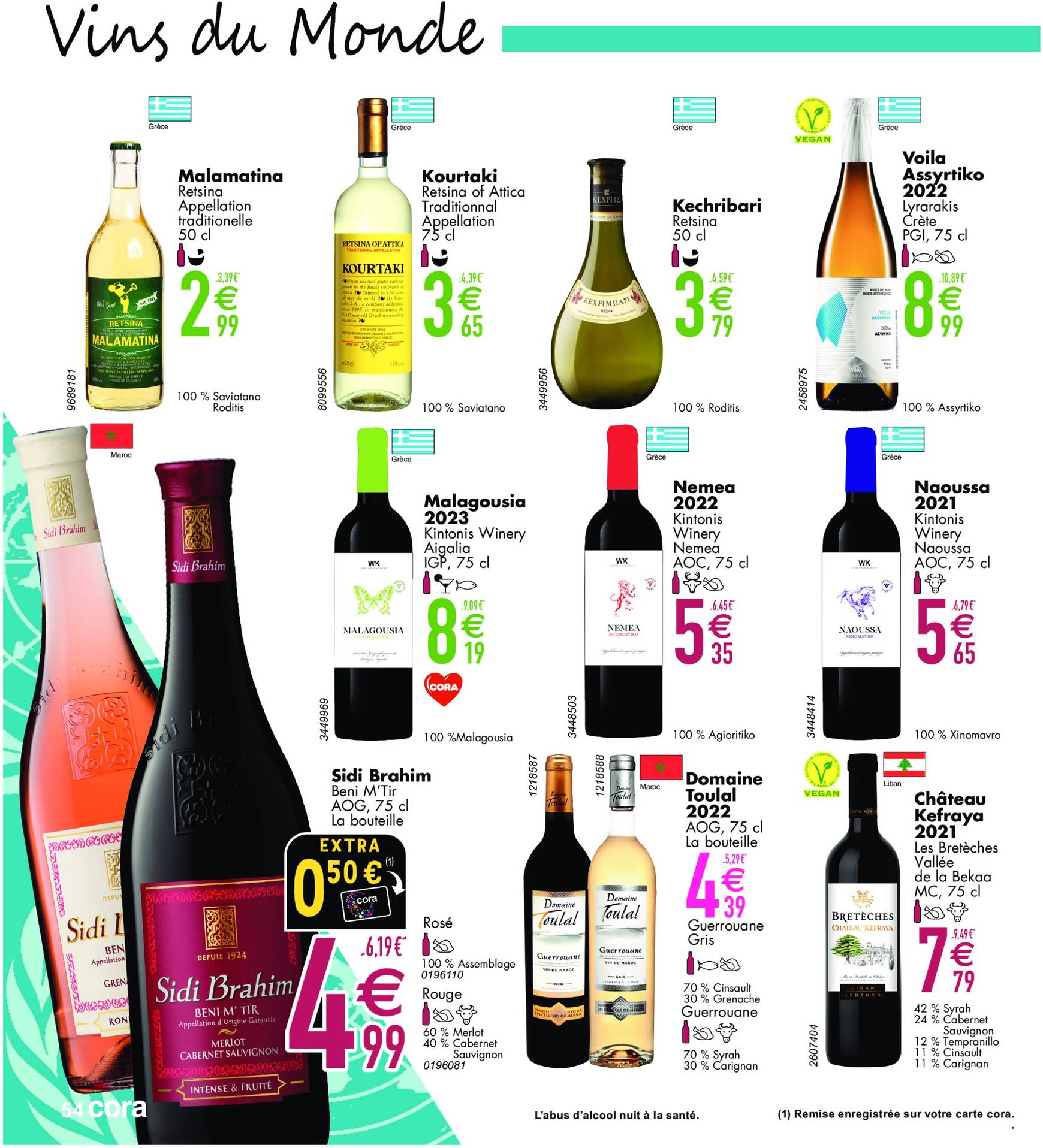 cora - Cora - Guide des vins folder huidig 30.09. - 28.10. - page: 54