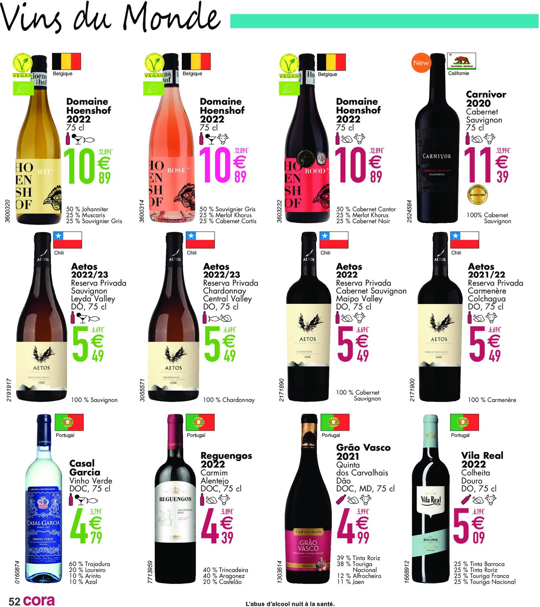 cora - Cora - Guide des vins folder huidig 30.09. - 28.10. - page: 52