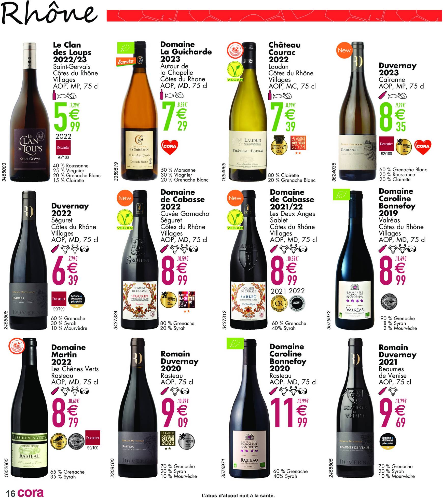 cora - Cora - Guide des vins folder huidig 30.09. - 28.10. - page: 16