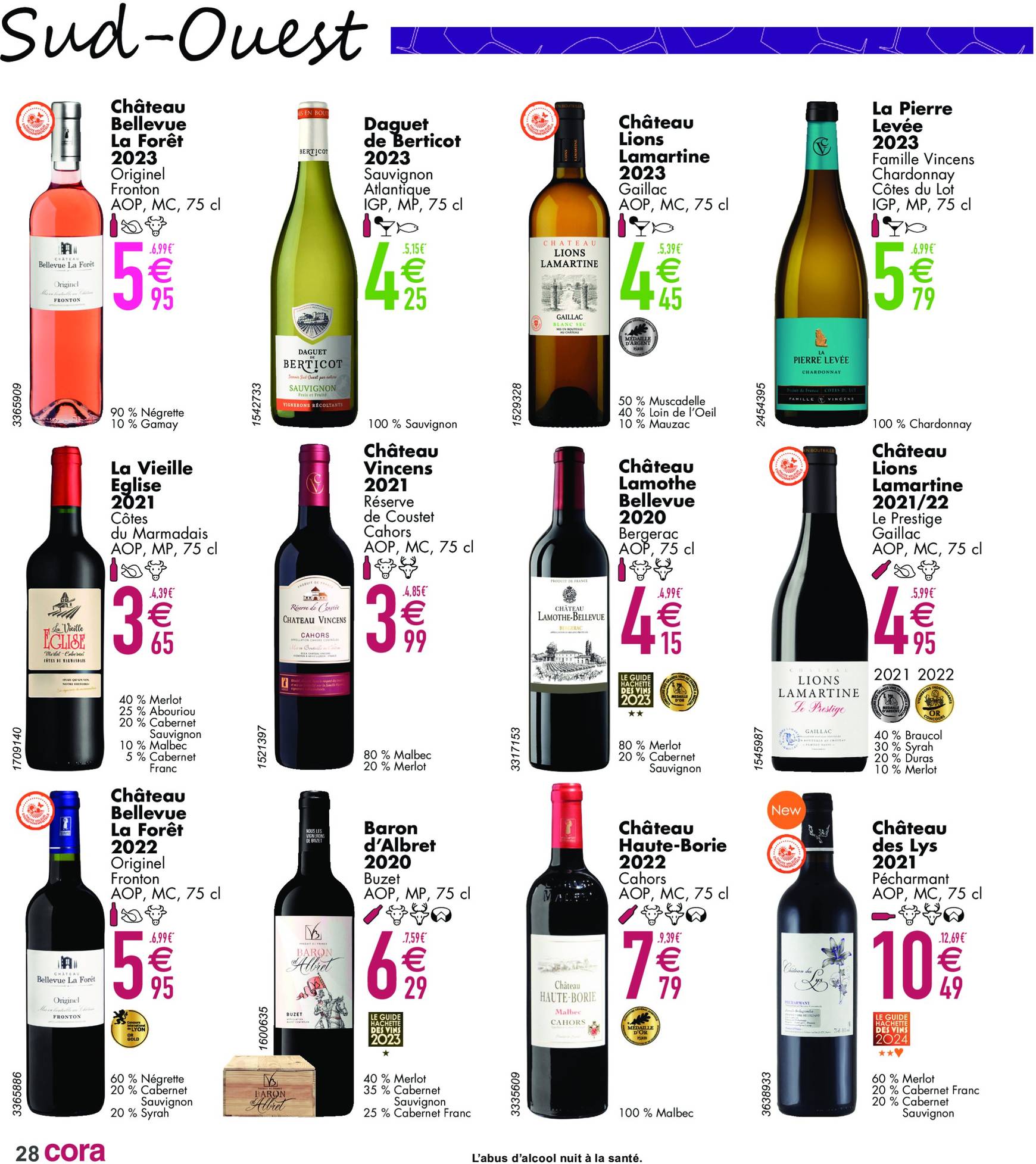 cora - Cora - Guide des vins folder huidig 30.09. - 28.10. - page: 28