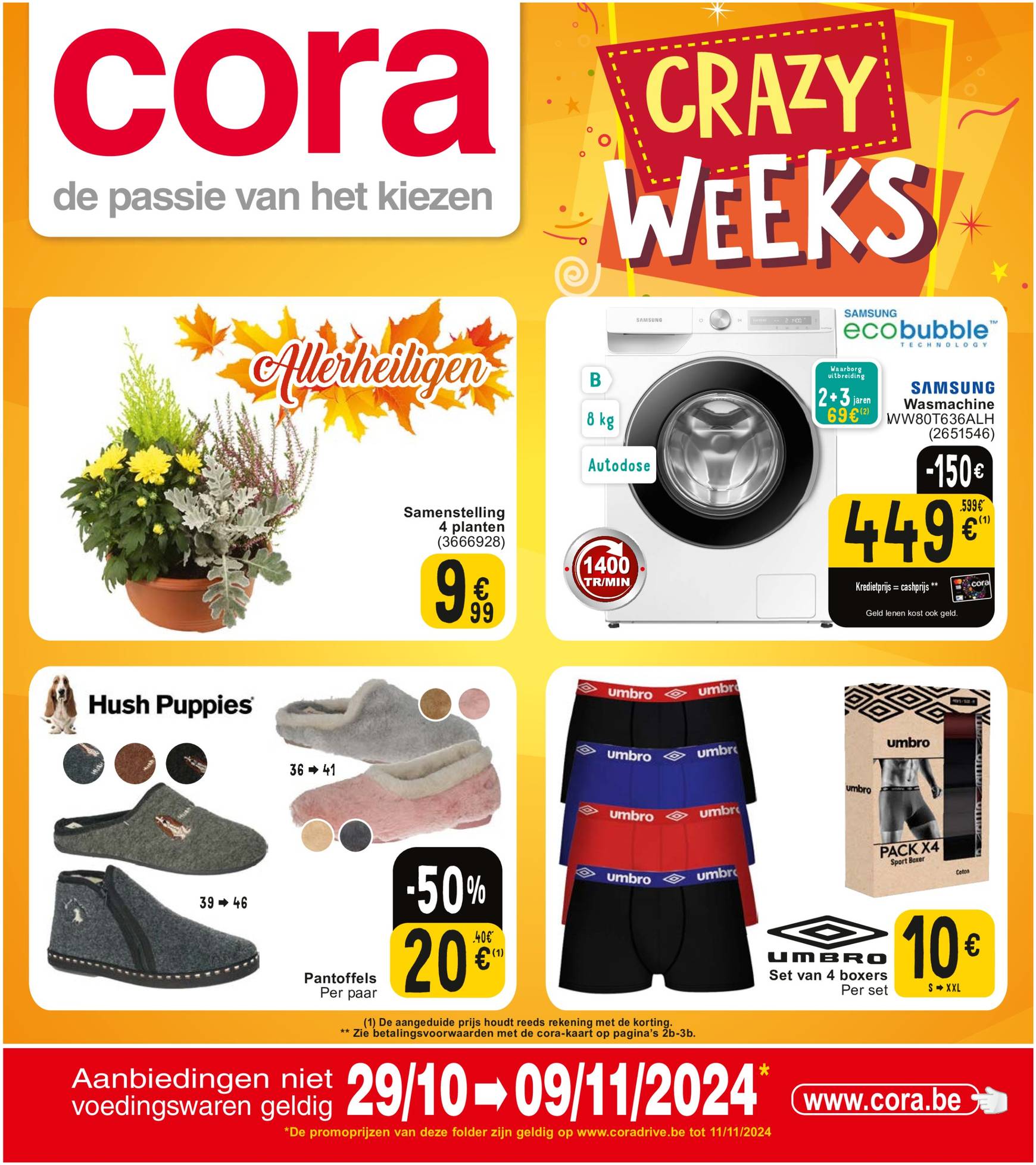 cora - Cora - Crazy weeks folder geldig vanaf 29.10. - 09.11. - page: 1