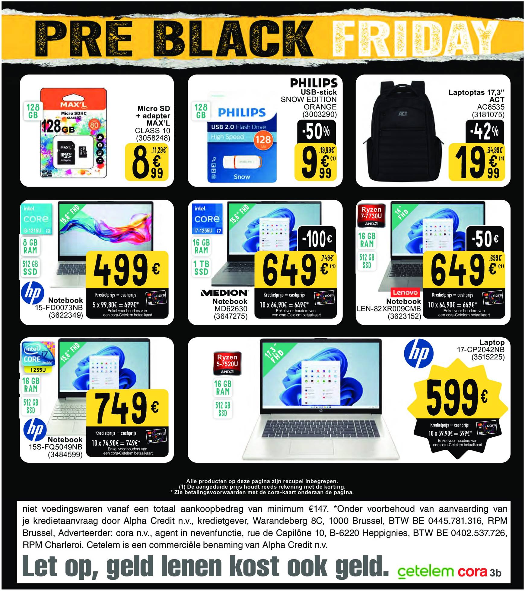 cora - Cora - Pré Black Friday folder geldig vanaf 19.11. - 02.12. - page: 3