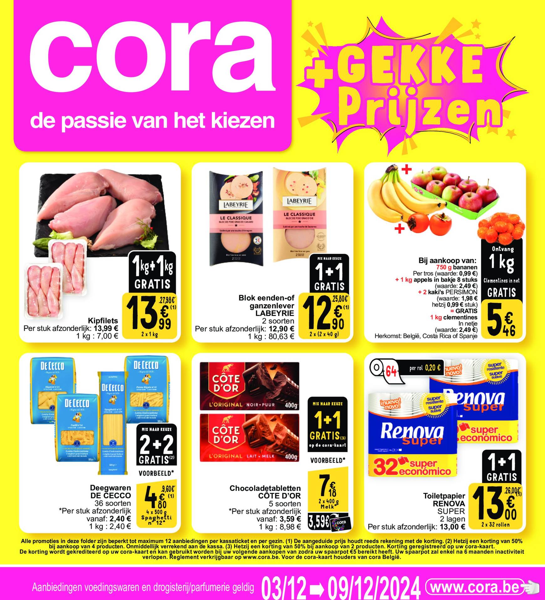 cora - Cora - Gekke prijzen folder geldig vanaf 03/12 - 09/12 - page: 1