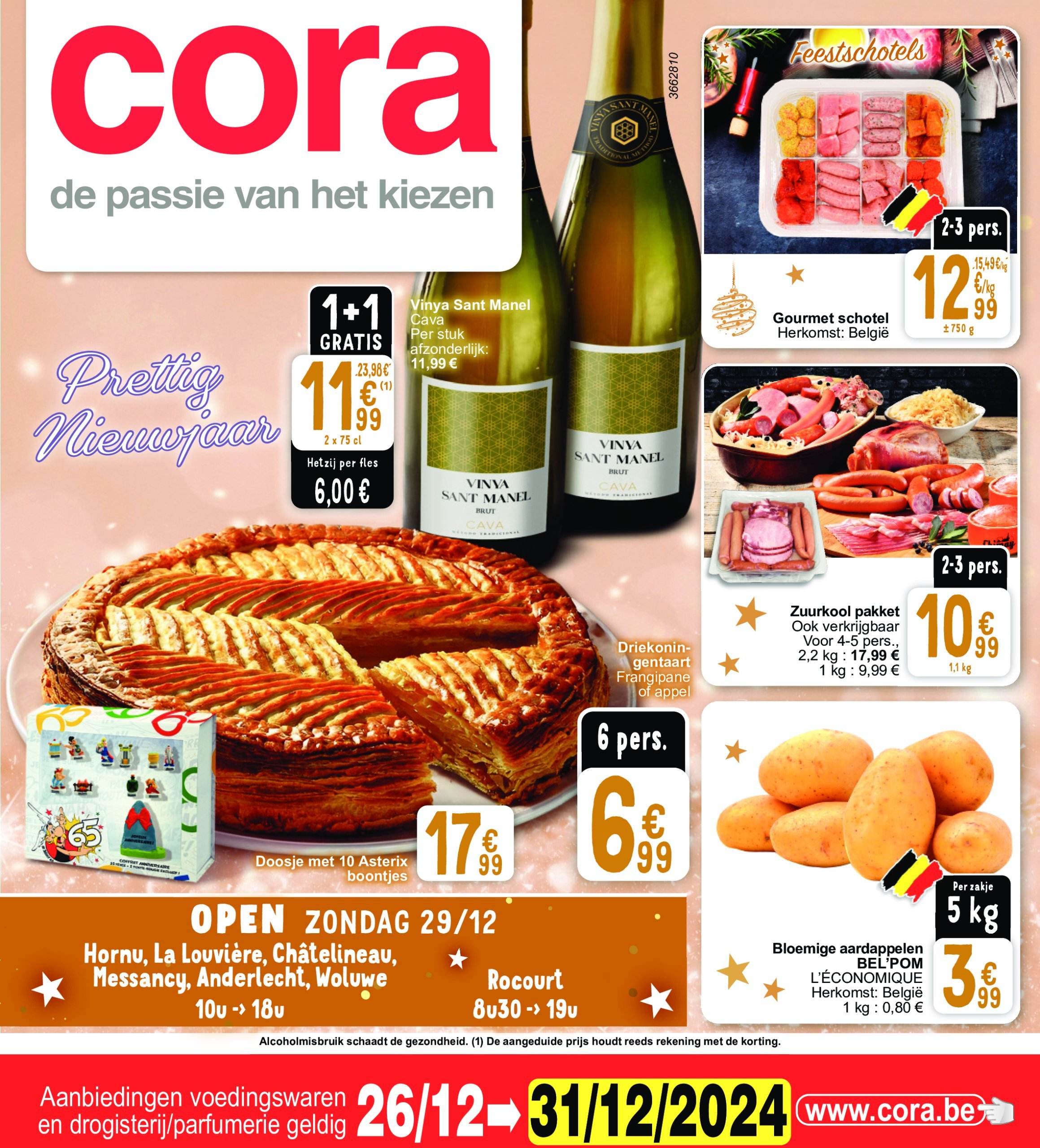 cora - Cora - Feestelijke aanbiedingen folder geldig vanaf 26/12 - 31/12