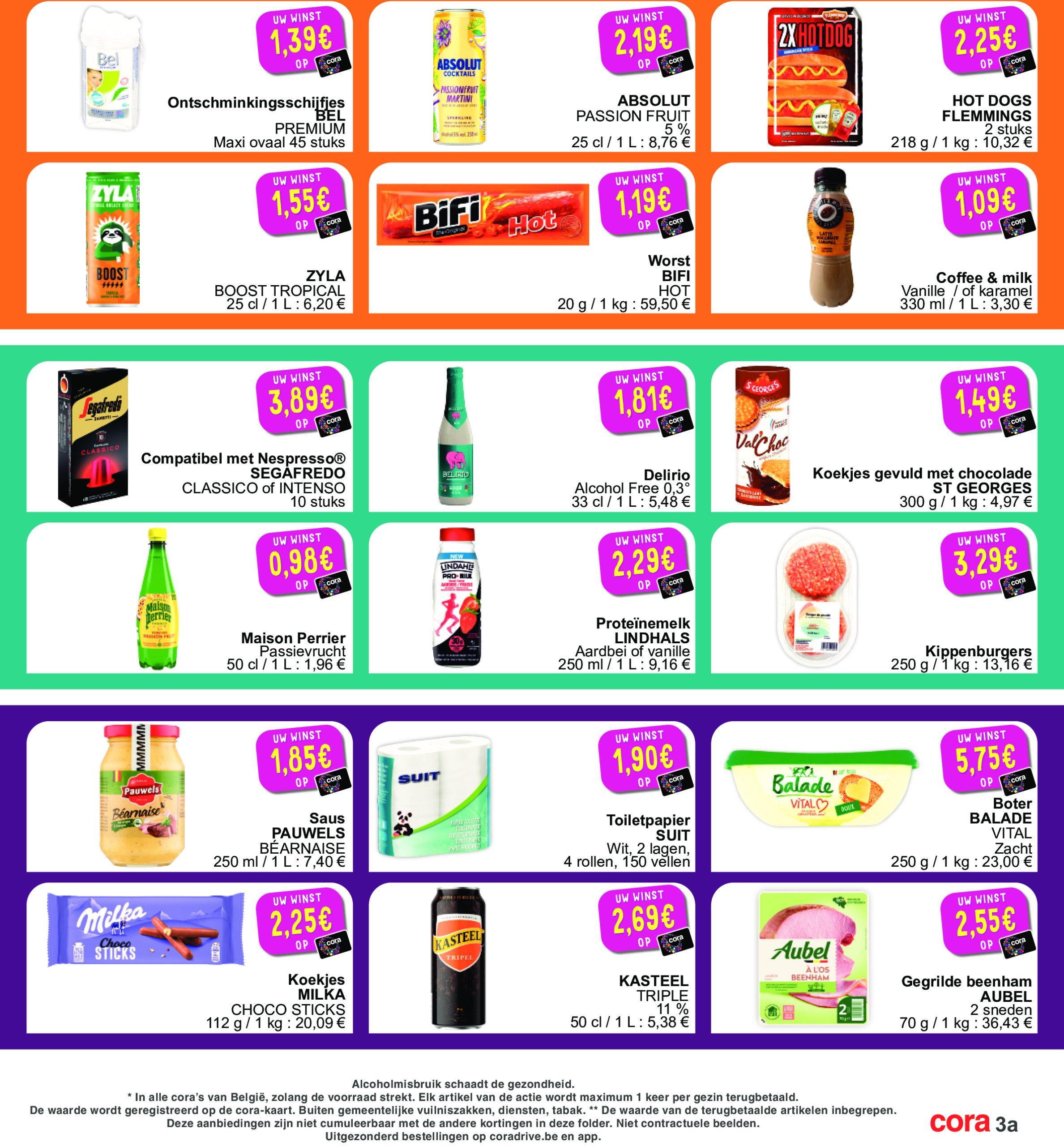 cora - Cora - 100% terugbetaald folder geldig vanaf 11/02 - 17/02 - page: 3