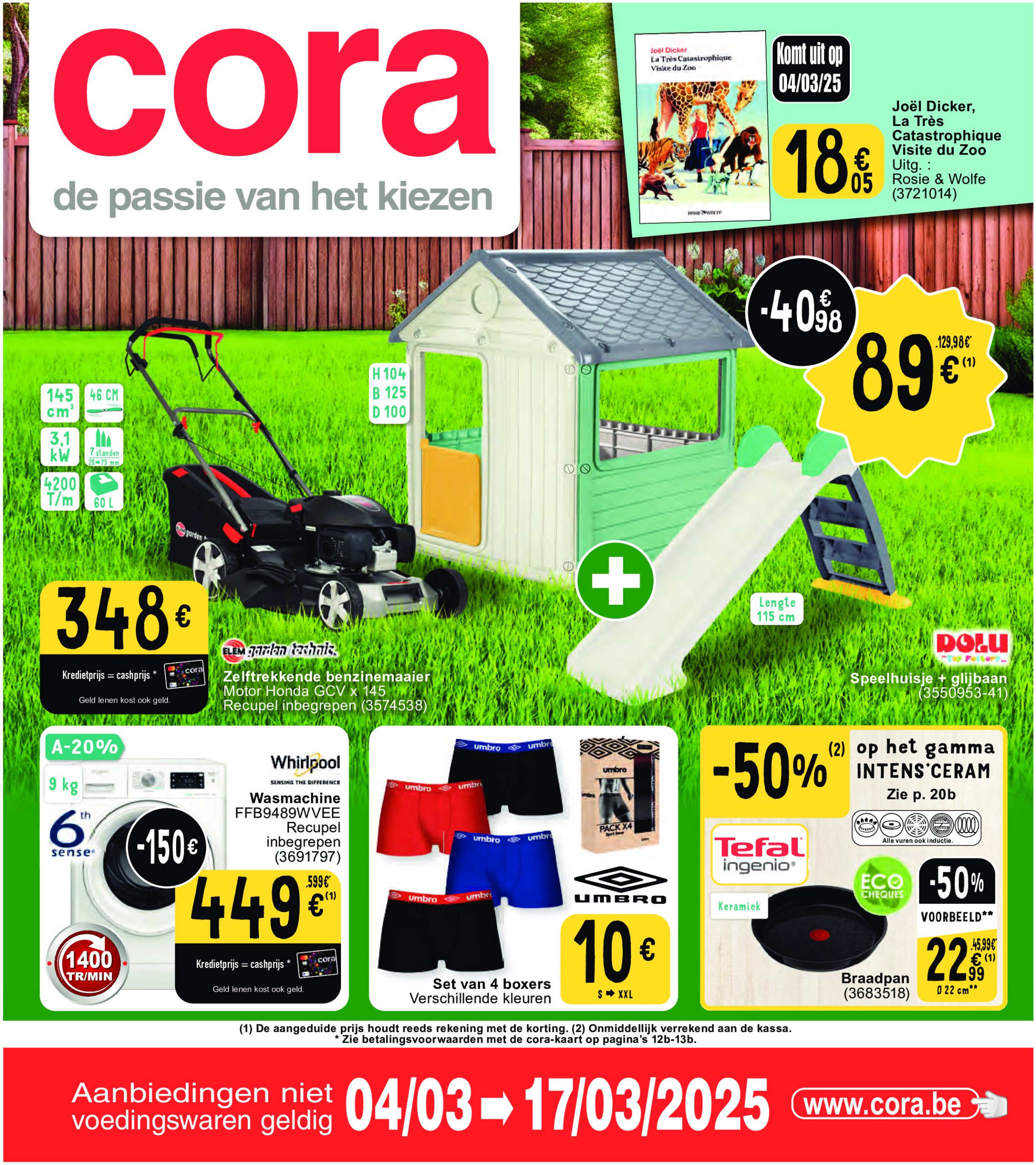 cora - Cora - Allen in de tuin folder geldig vanaf 04/03 - 17/03