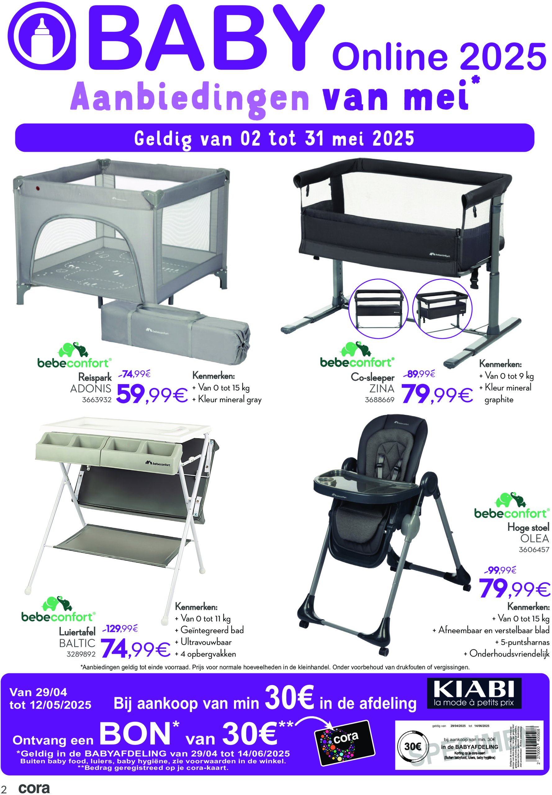 cora - Cora - Alles voor je baby folder geldig vanaf 02/05 - 31/05 - page: 3