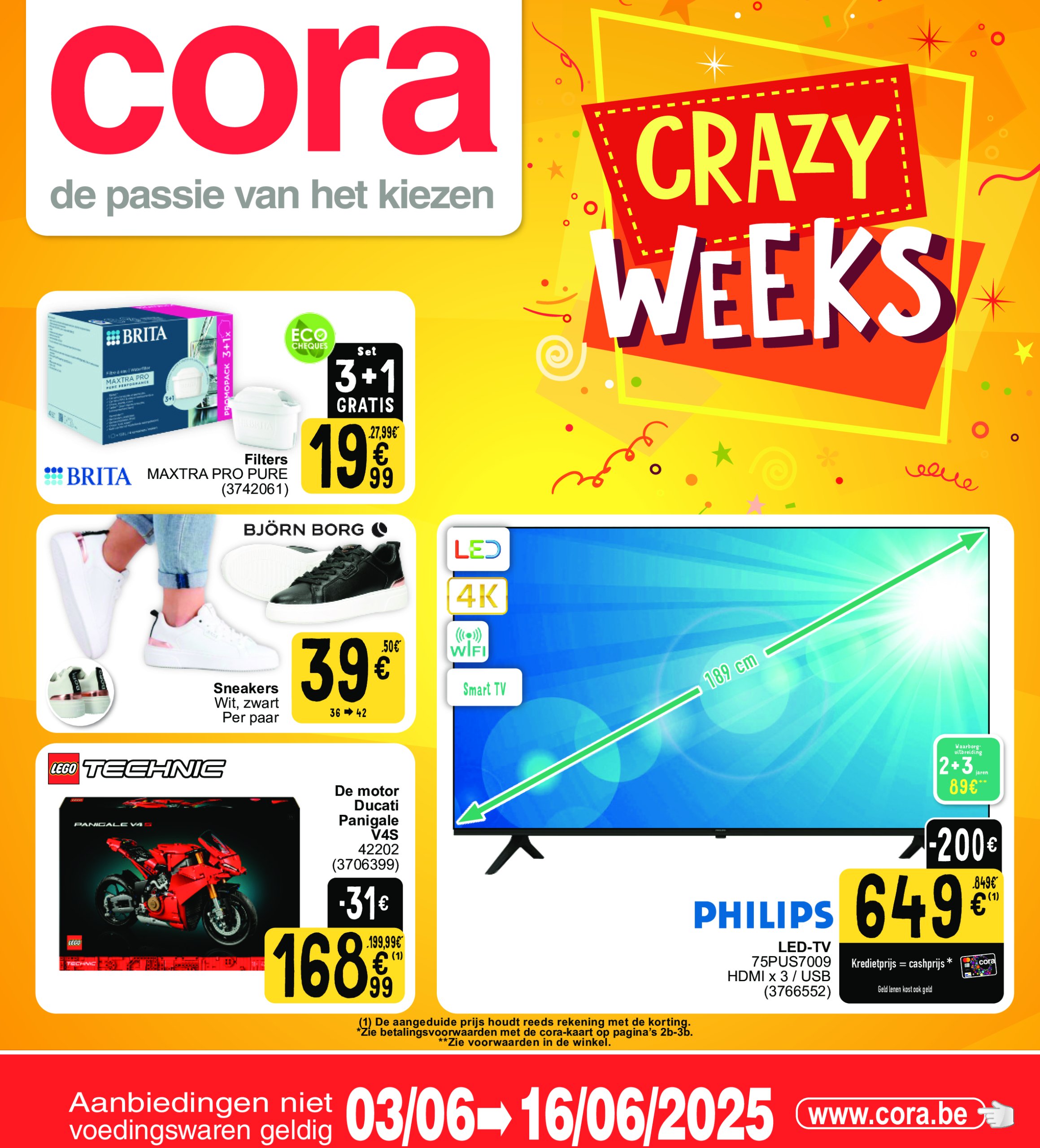 cora - Cora - Crazy weeks folder geldig vanaf 03/06 - 16/06