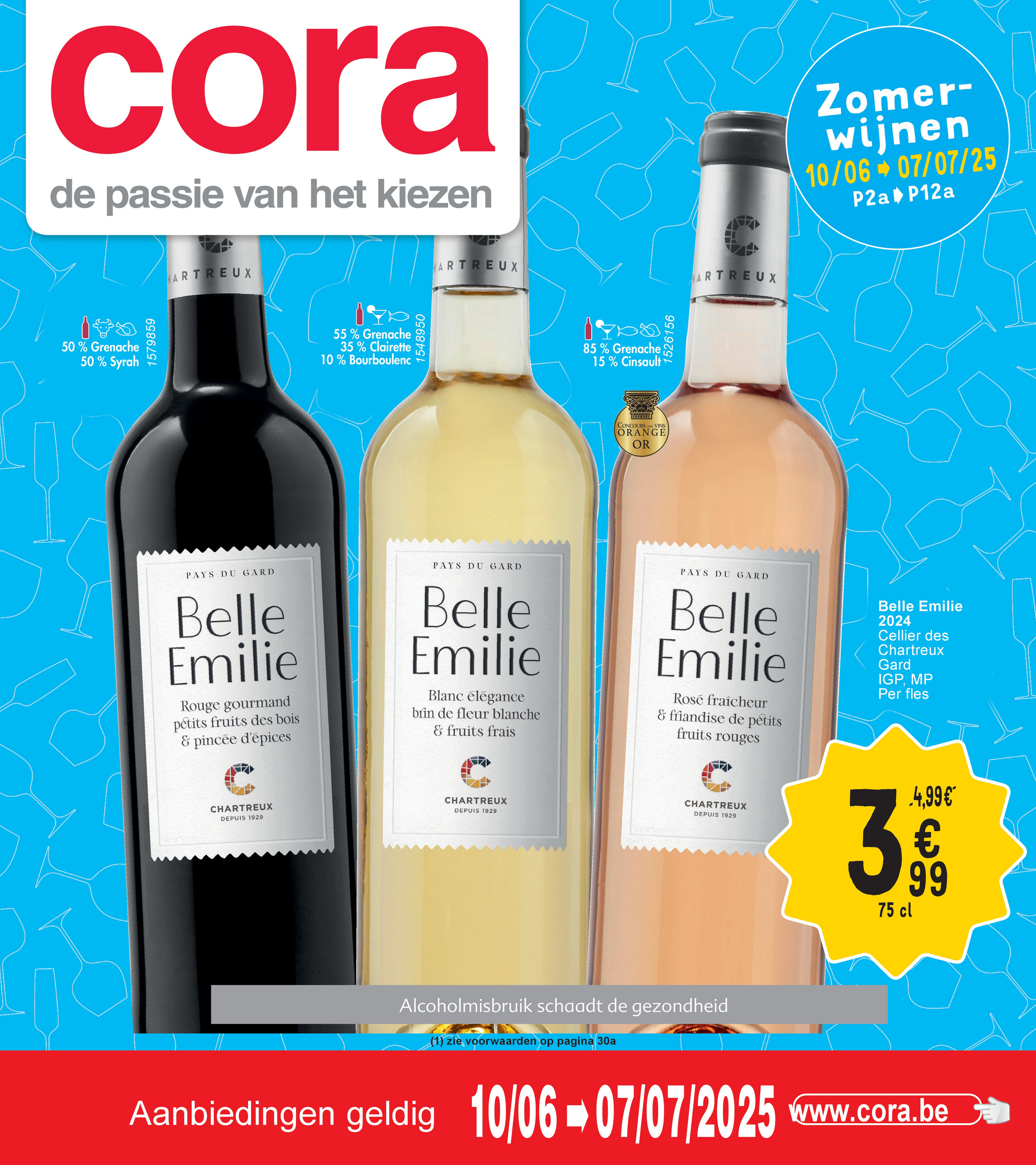cora - Cora - Zomerwijnen folder geldig vanaf 10/06 - 07/07
