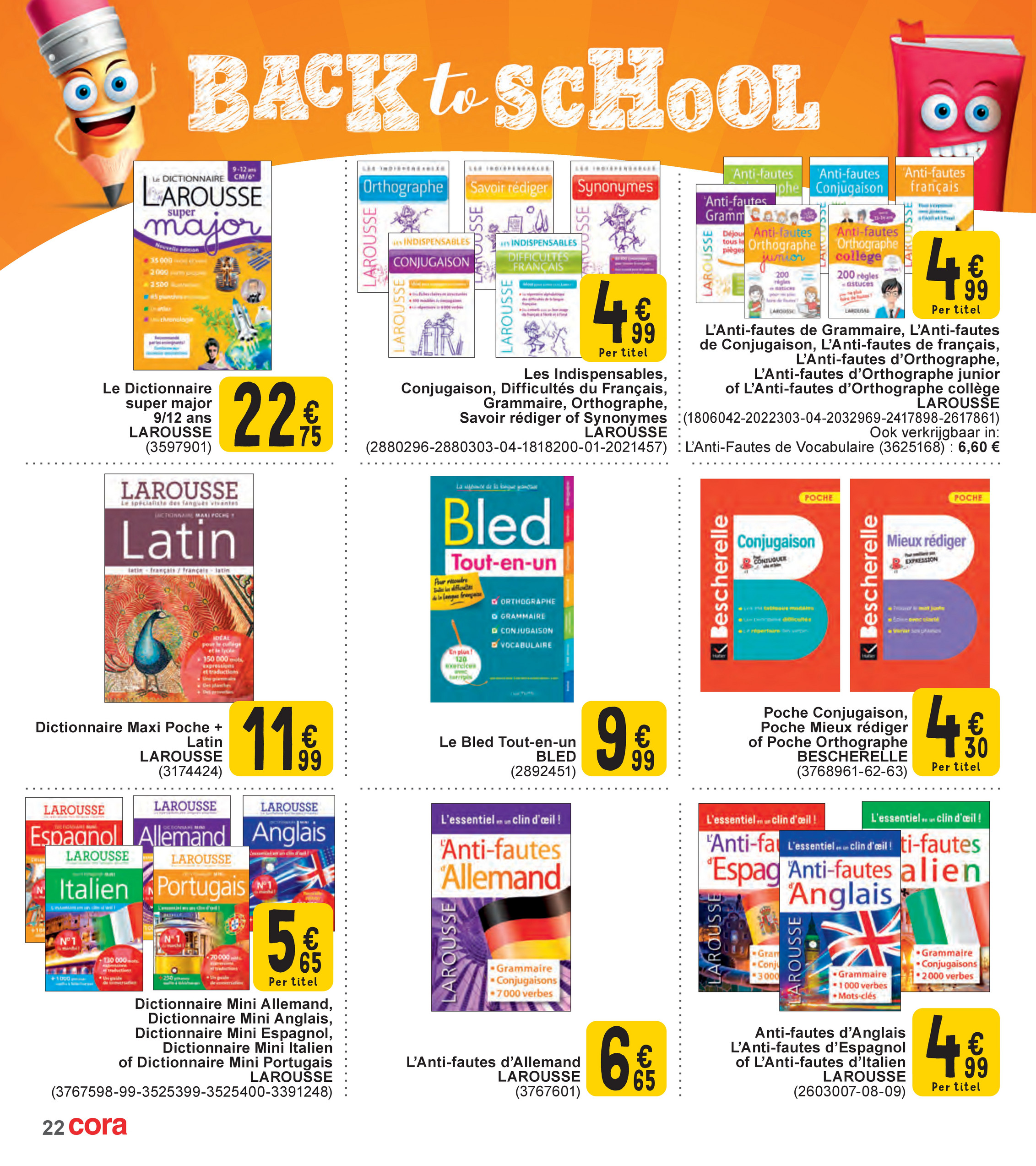 cora - Cora - Back to school folder geldig vanaf 29/07 - 30/08 - page: 22
