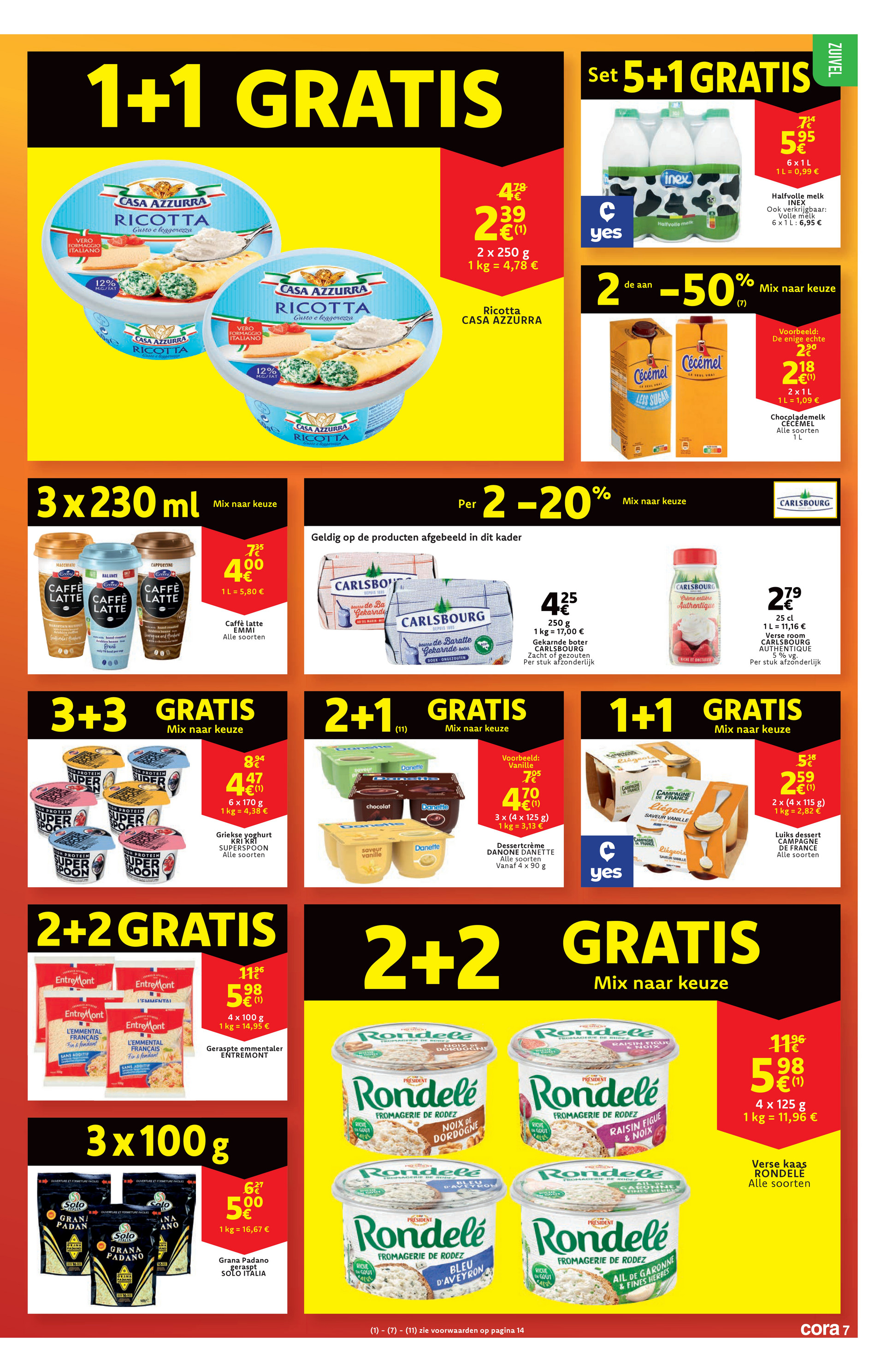cora - Cora - 1+1 gratis folder geldig vanaf 12/08 - 18/08 - page: 7