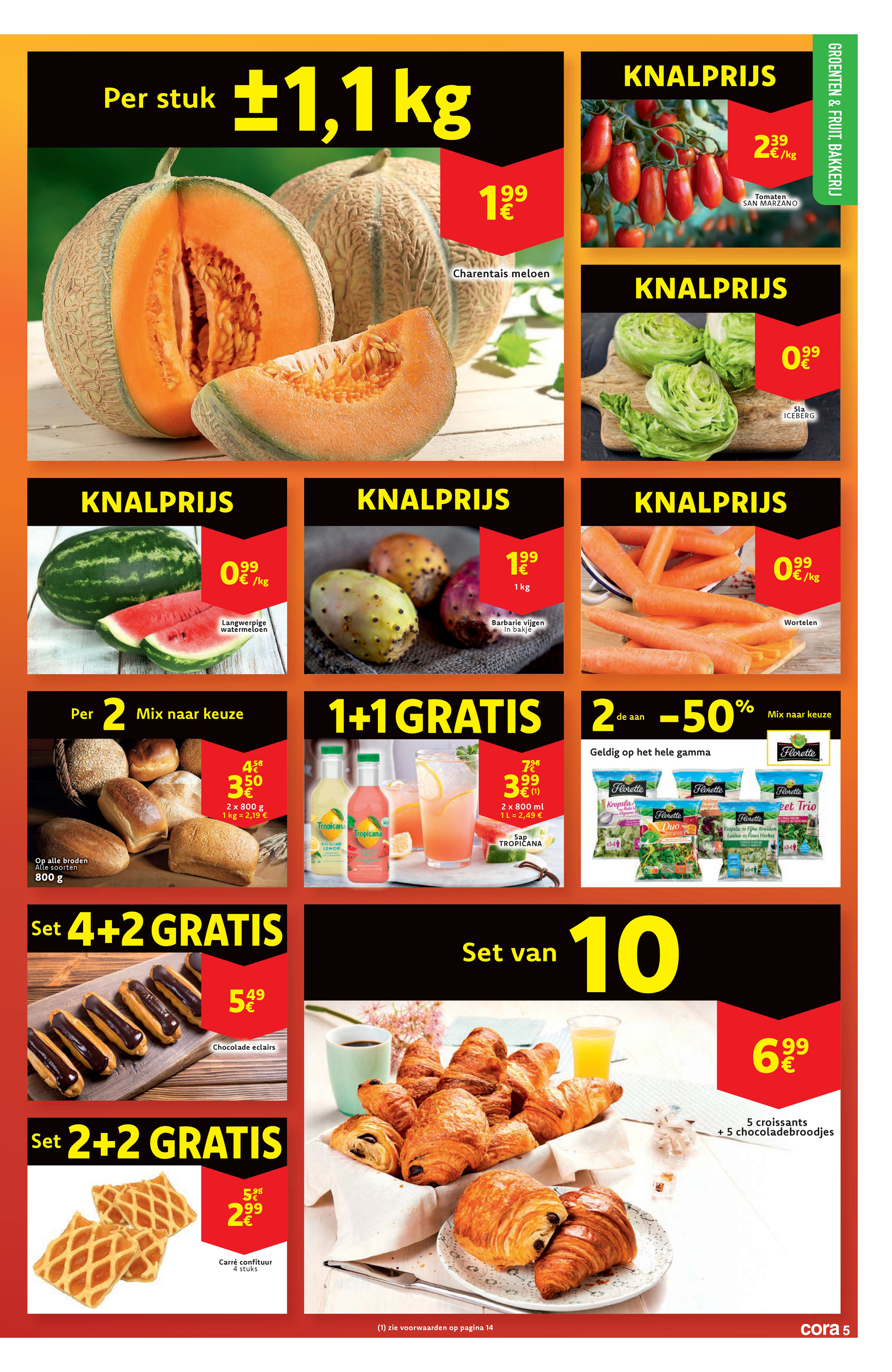 cora - Cora - 1+1 gratis folder geldig vanaf 12/08 - 18/08 - page: 5