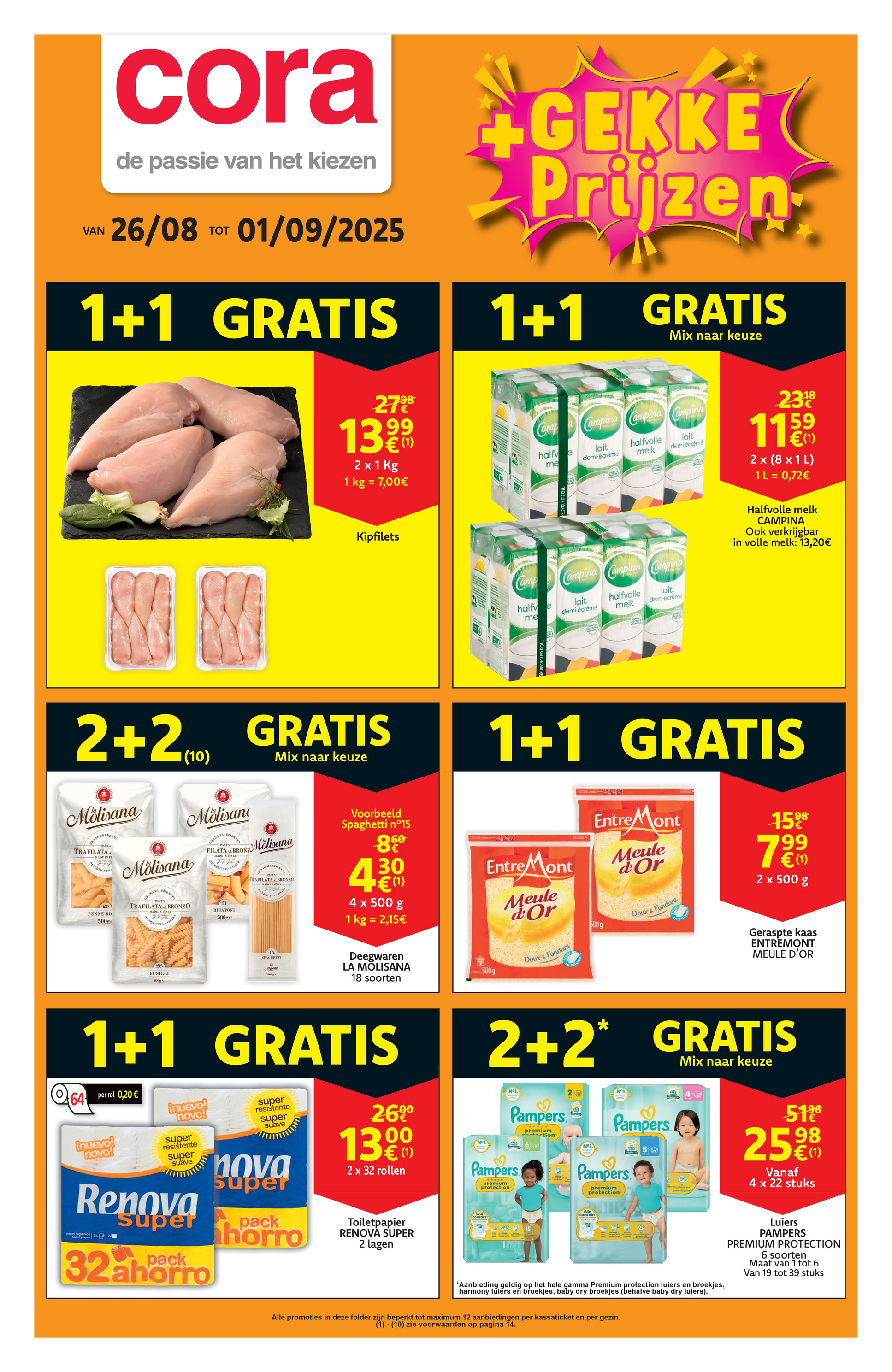 cora - Cora - Gekke prijzen folder geldig vanaf 26/08 - 01/09 - page: 1