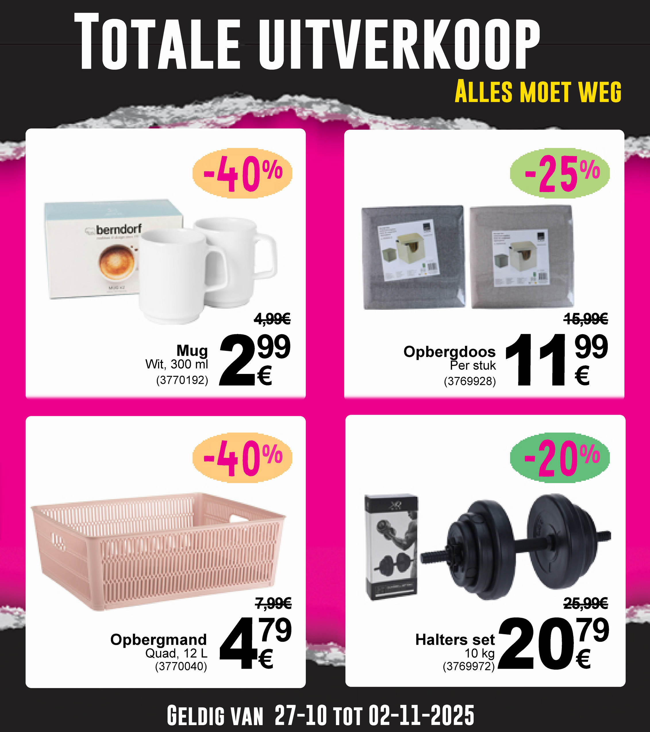 cora - De Cora - Liquidatie folder geldig vanaf 27/10 t/m 02/11 - page: 3