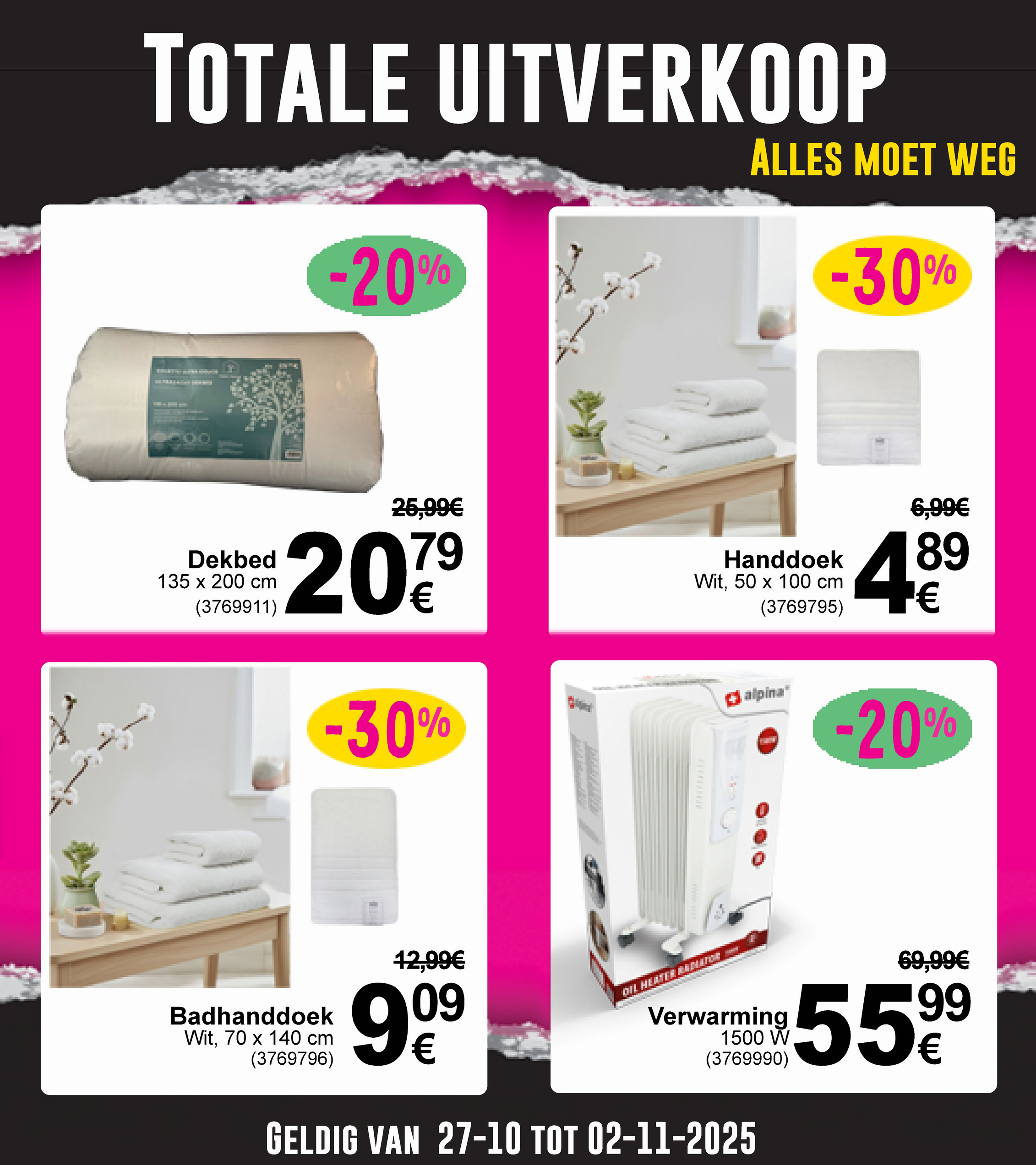 cora - De Cora - Liquidatie folder geldig vanaf 27/10 t/m 02/11 - page: 4