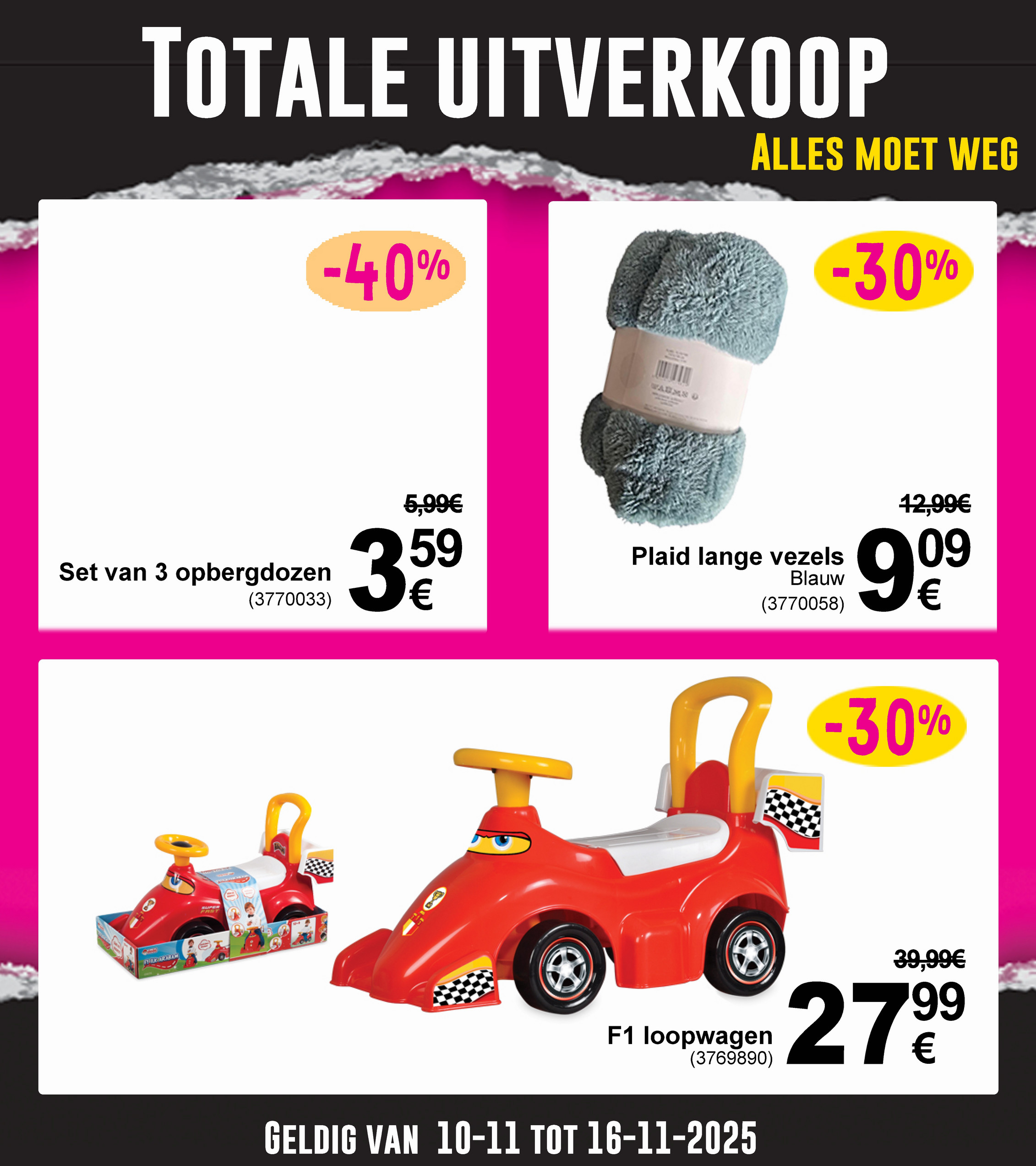 cora - De Cora - Liquidatie folder geldig vanaf 10/11 t/m 16/11 - page: 4