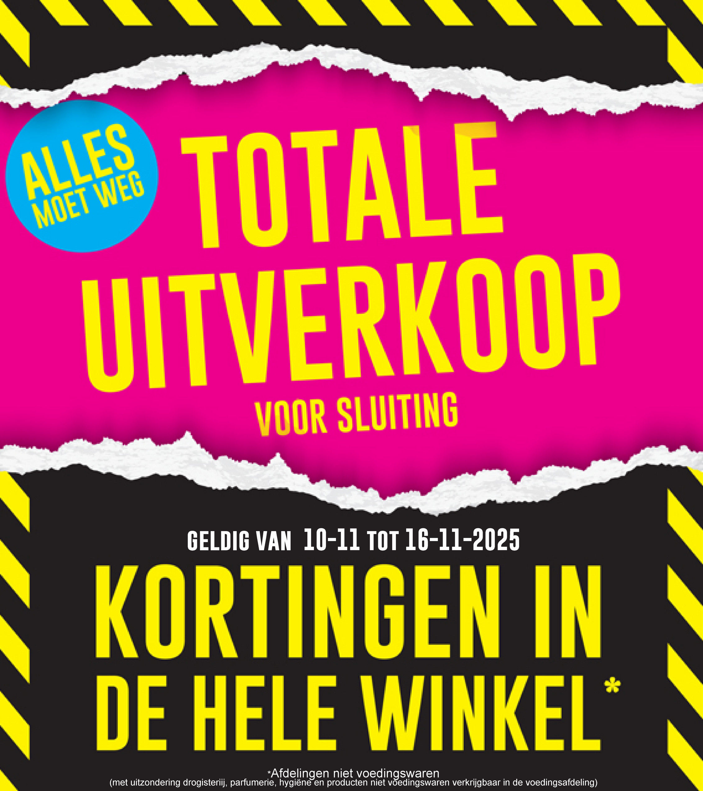 cora - De Cora - Liquidatie folder geldig vanaf 10/11 t/m 16/11 - page: 1