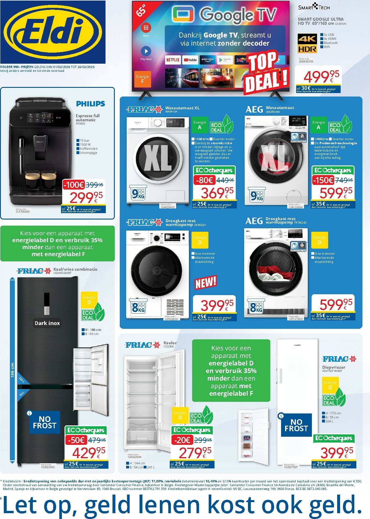 eldi - De Eldi folder geldig vanaf 01/02/2026 t/m 28/02/2026 - page: 1